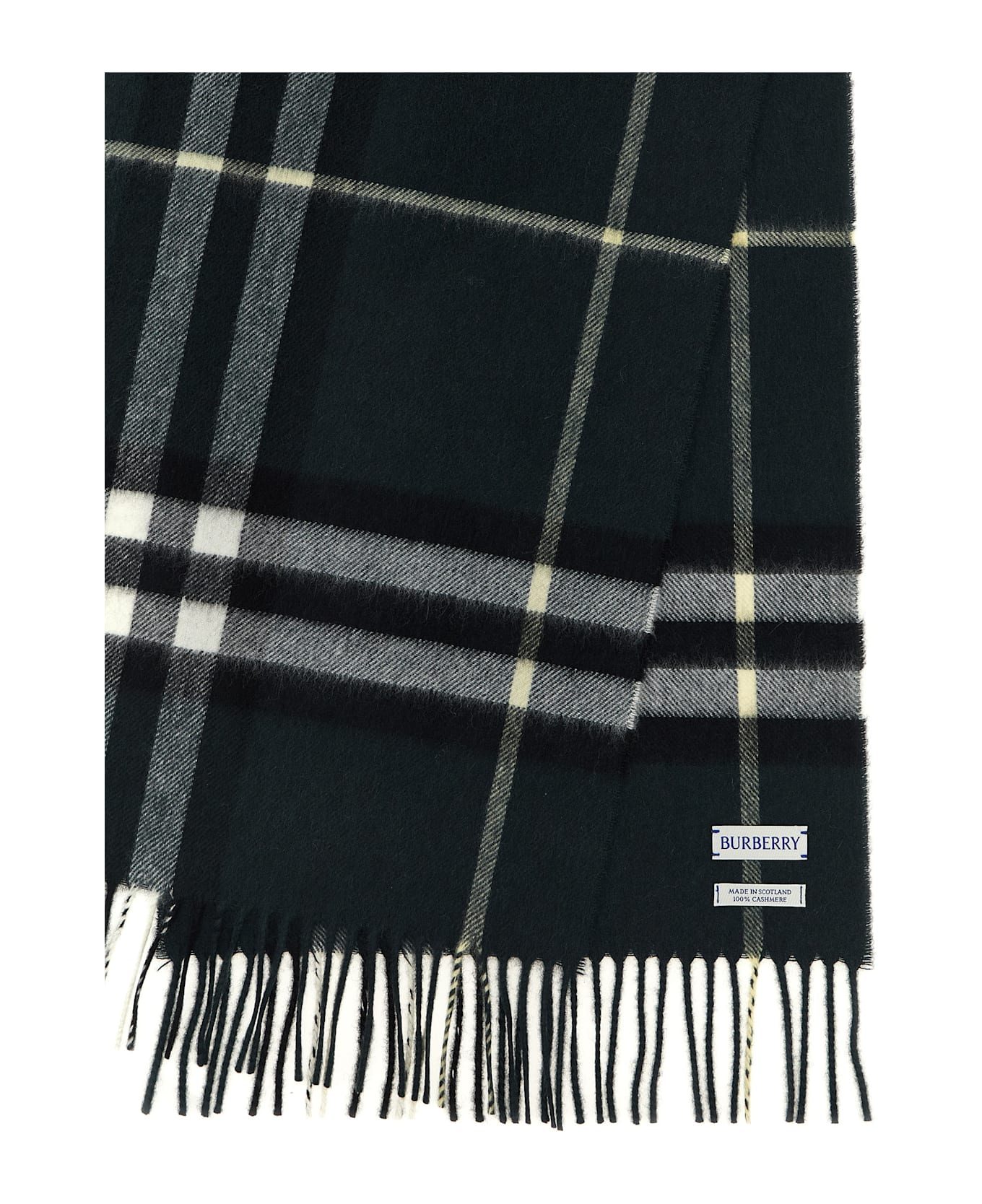 Burberry Check Scarf - Green