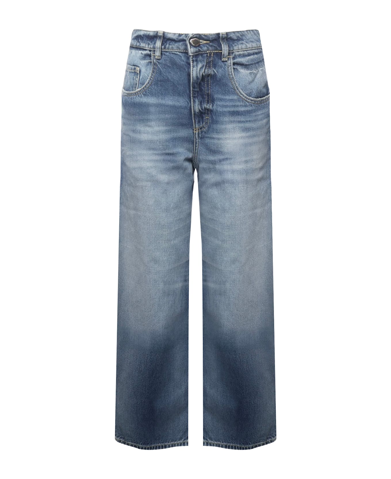 Icon Denim Poppy Jeans - MISTY BLUE デニム