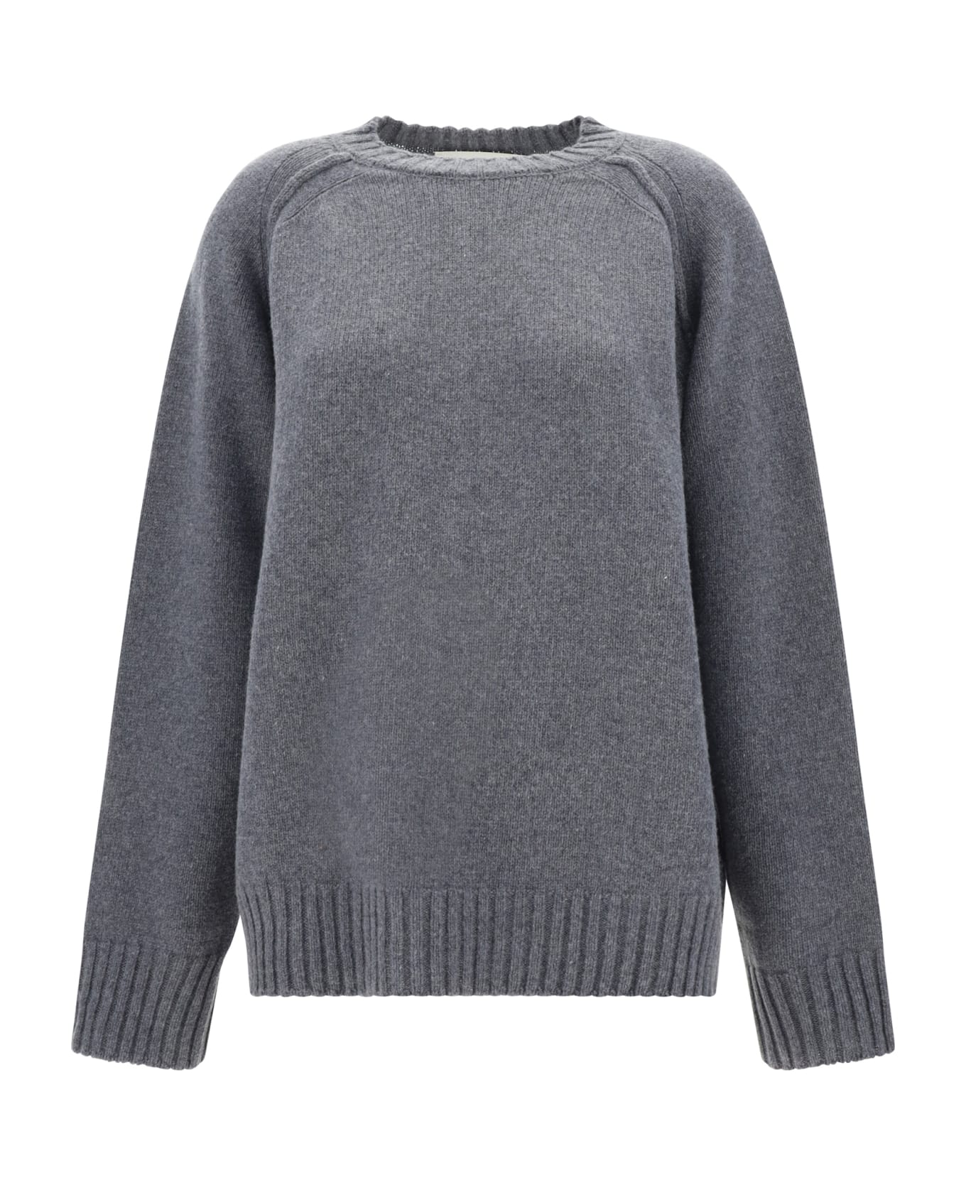 Róhe Sweater - Mid Grey Melange