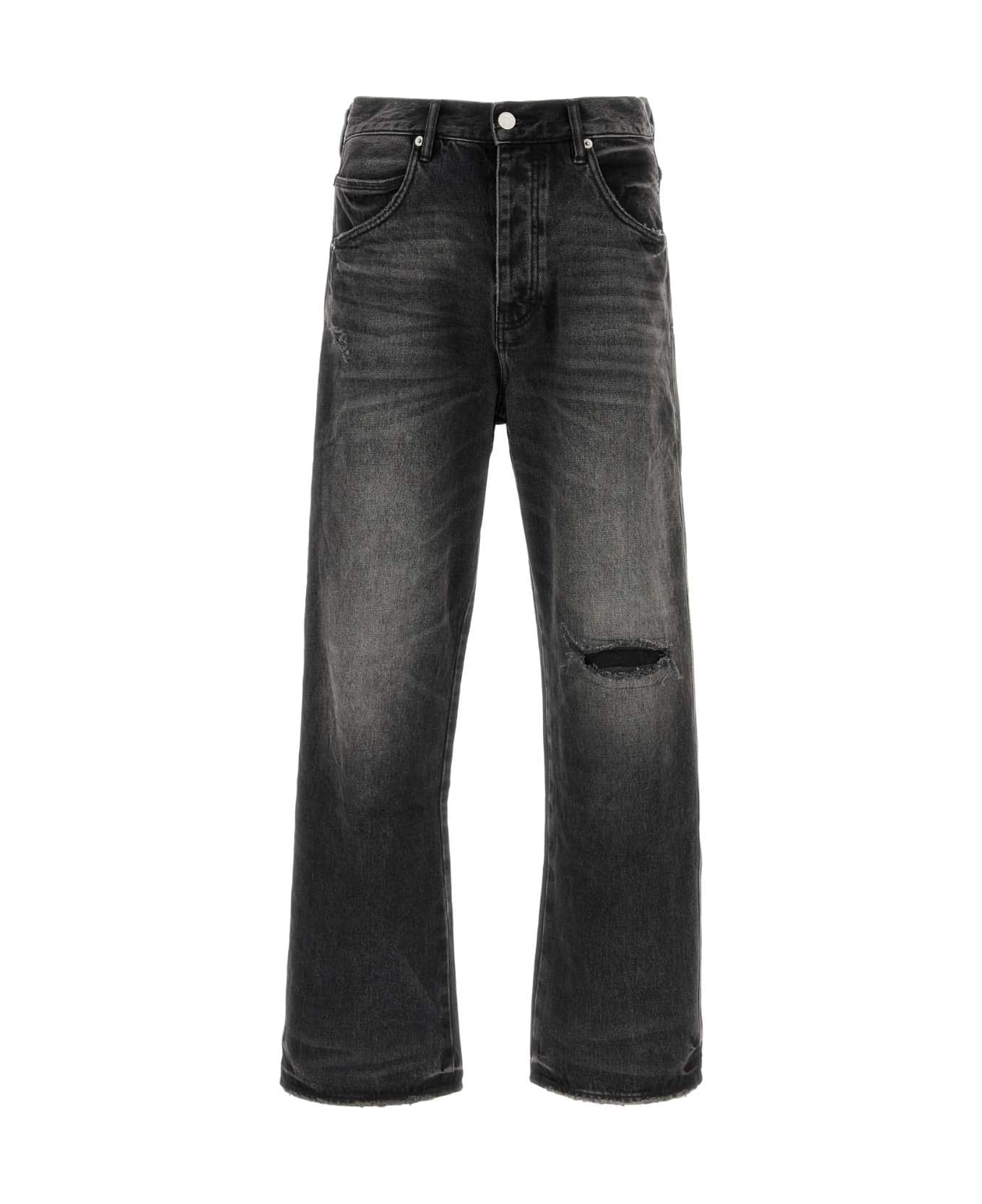 Purple Brand Black Denim Jeans - BLACK