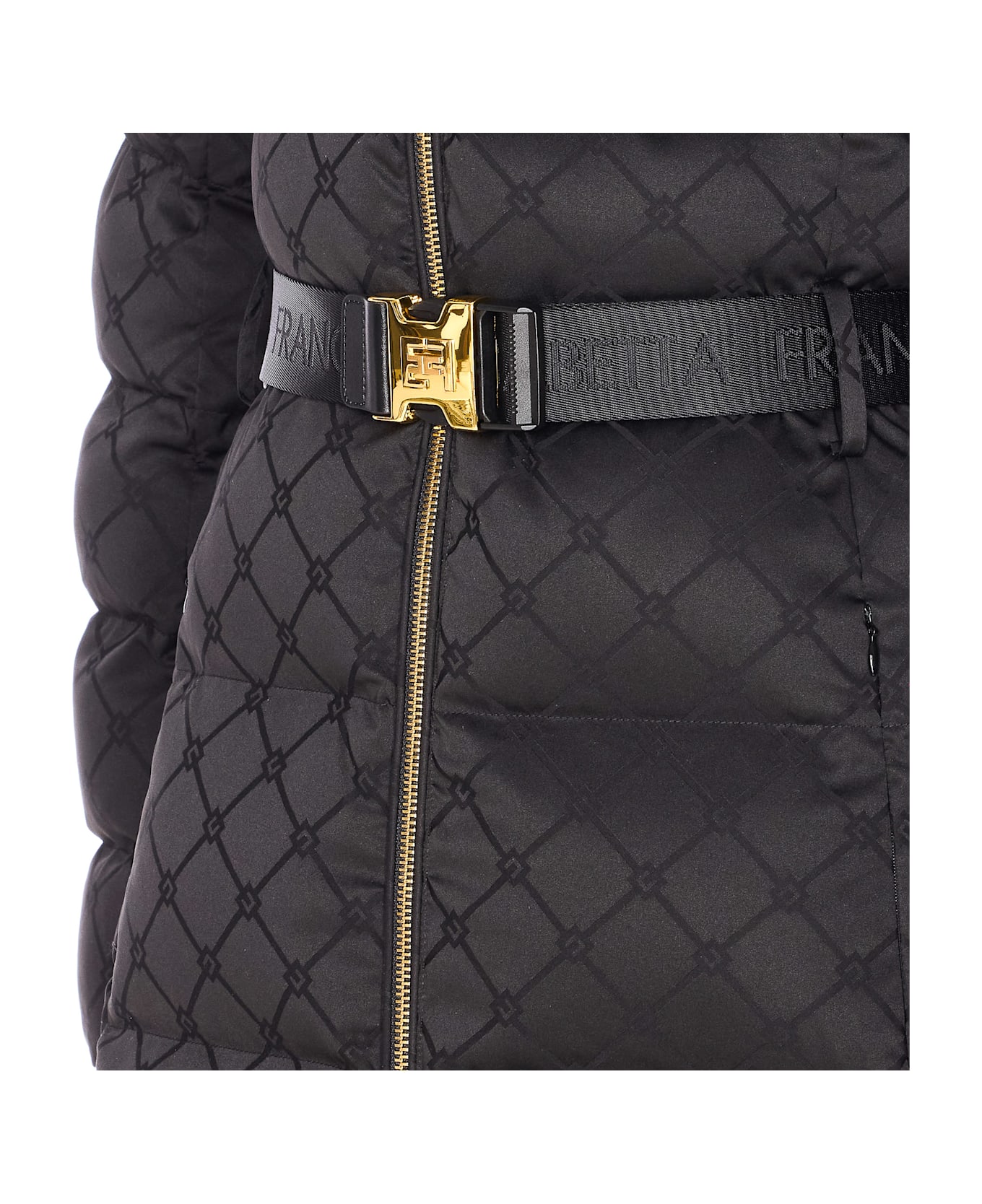 Elisabetta Franchi Padded Coat - Black