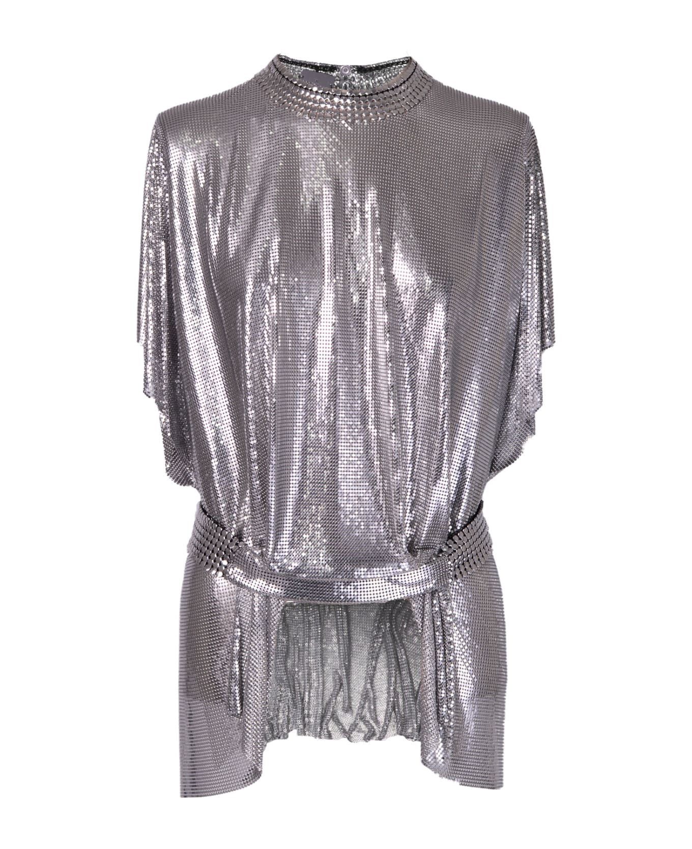Paco Rabanne Top - Silver