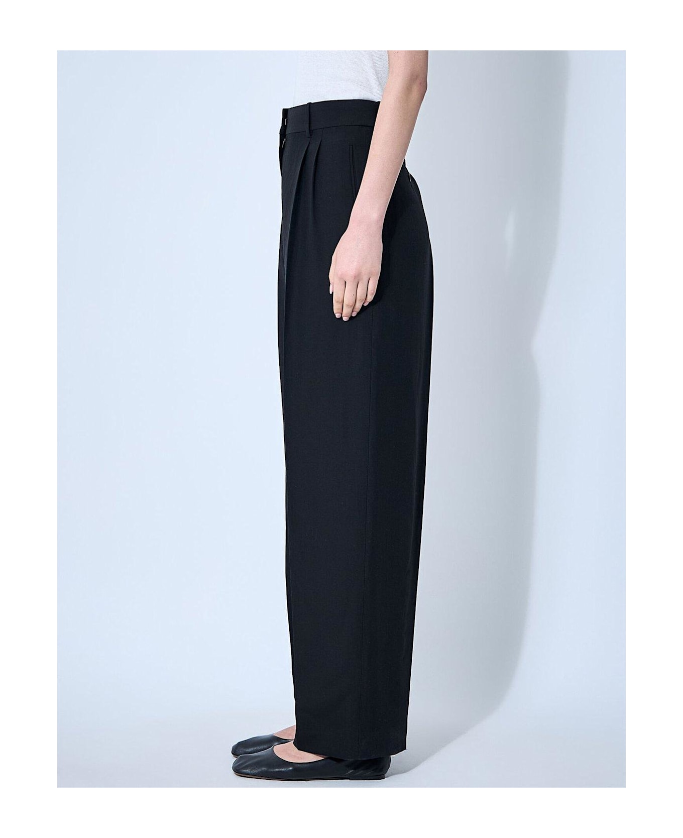 The Row Lilas Pants - BLK BLACK