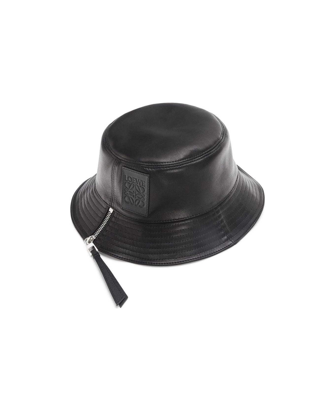 Loewe Leather Fisherman Hat - Black