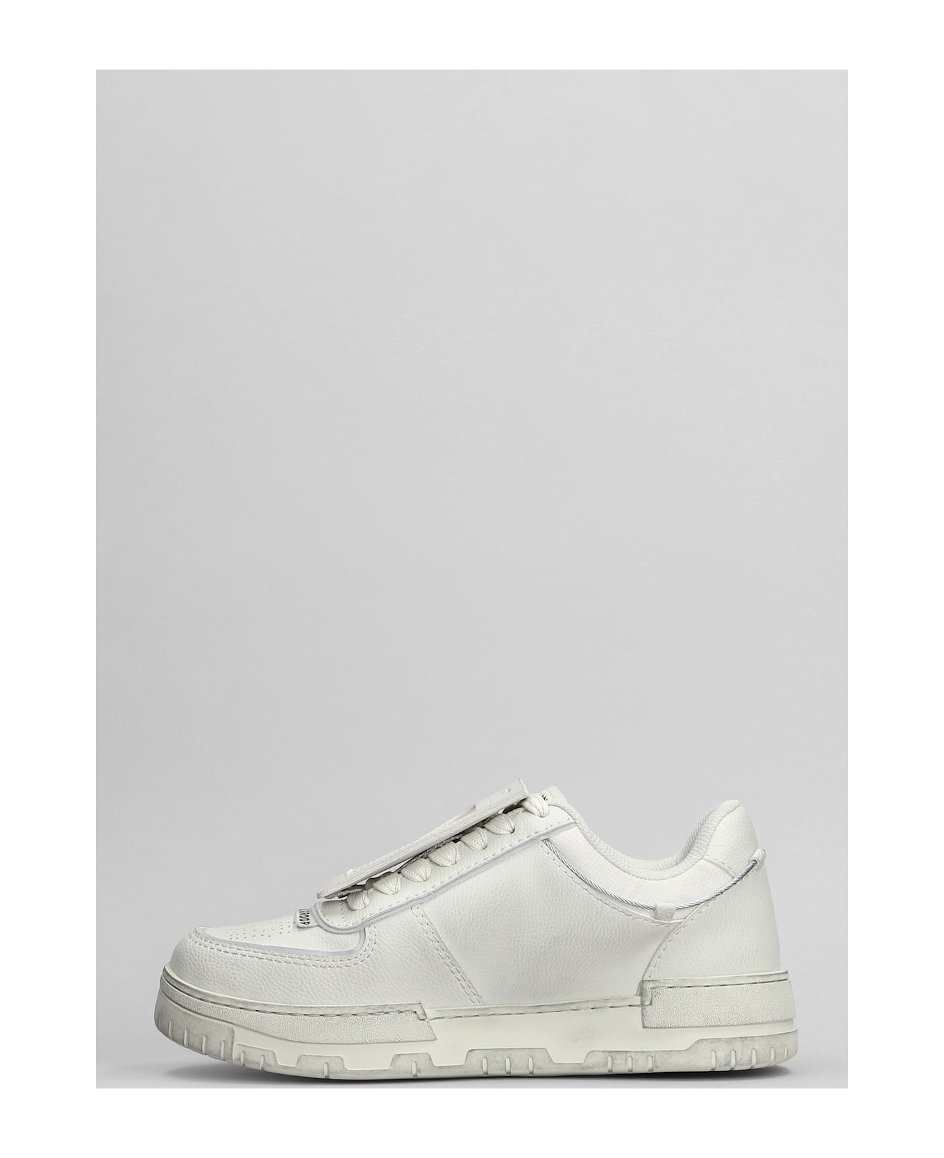44 Label Group Avril Sneakers In Grey Leather - grey