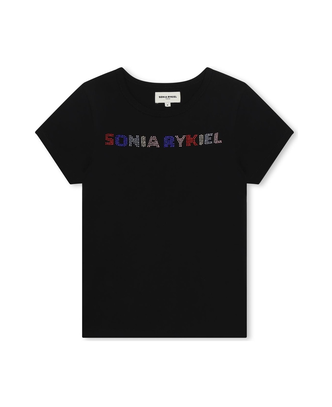 Sonia Rykiel T-shirt With Decoration - Black
