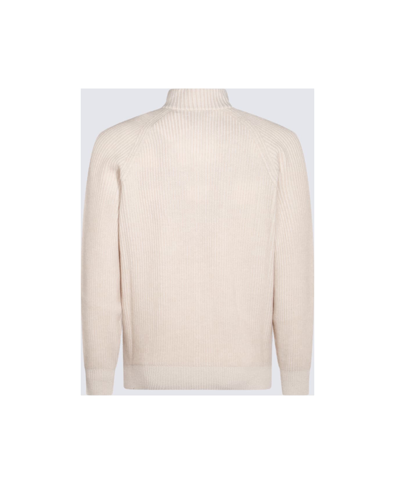 Brunello Cucinelli Pale Brown Cashmere Jumper