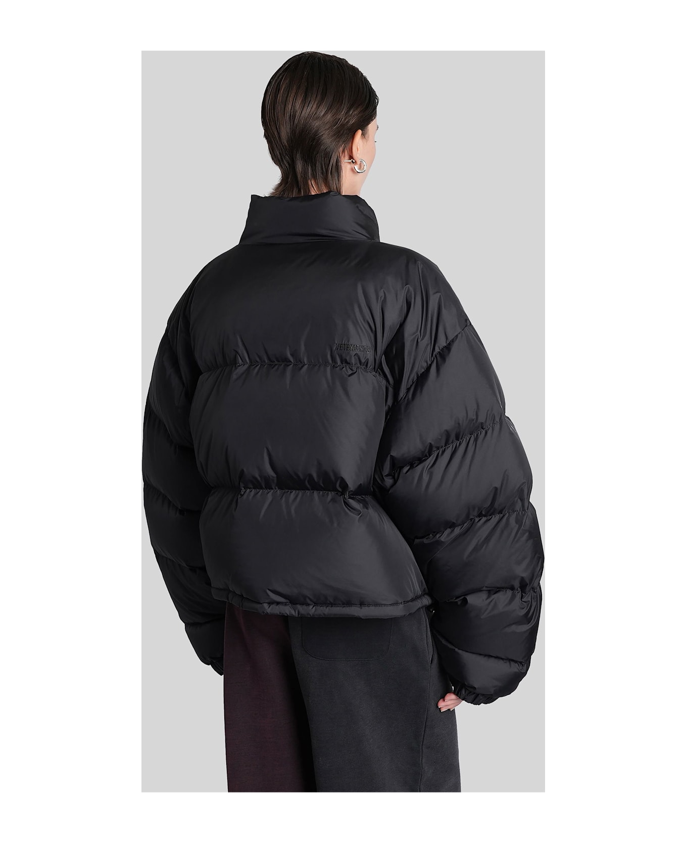 VETEMENTS Puffer In Black Polyester - black