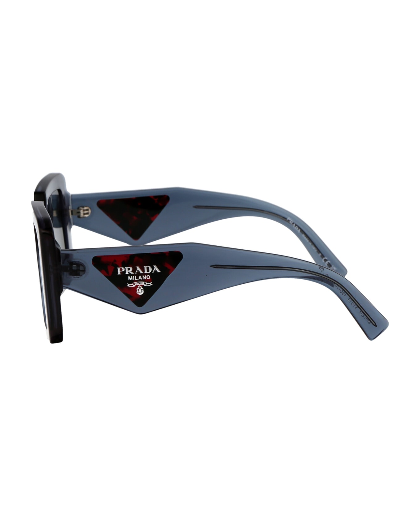 Prada Eyewear 0pr 23ys Sunglasses - 19O70B Transparent Graphite