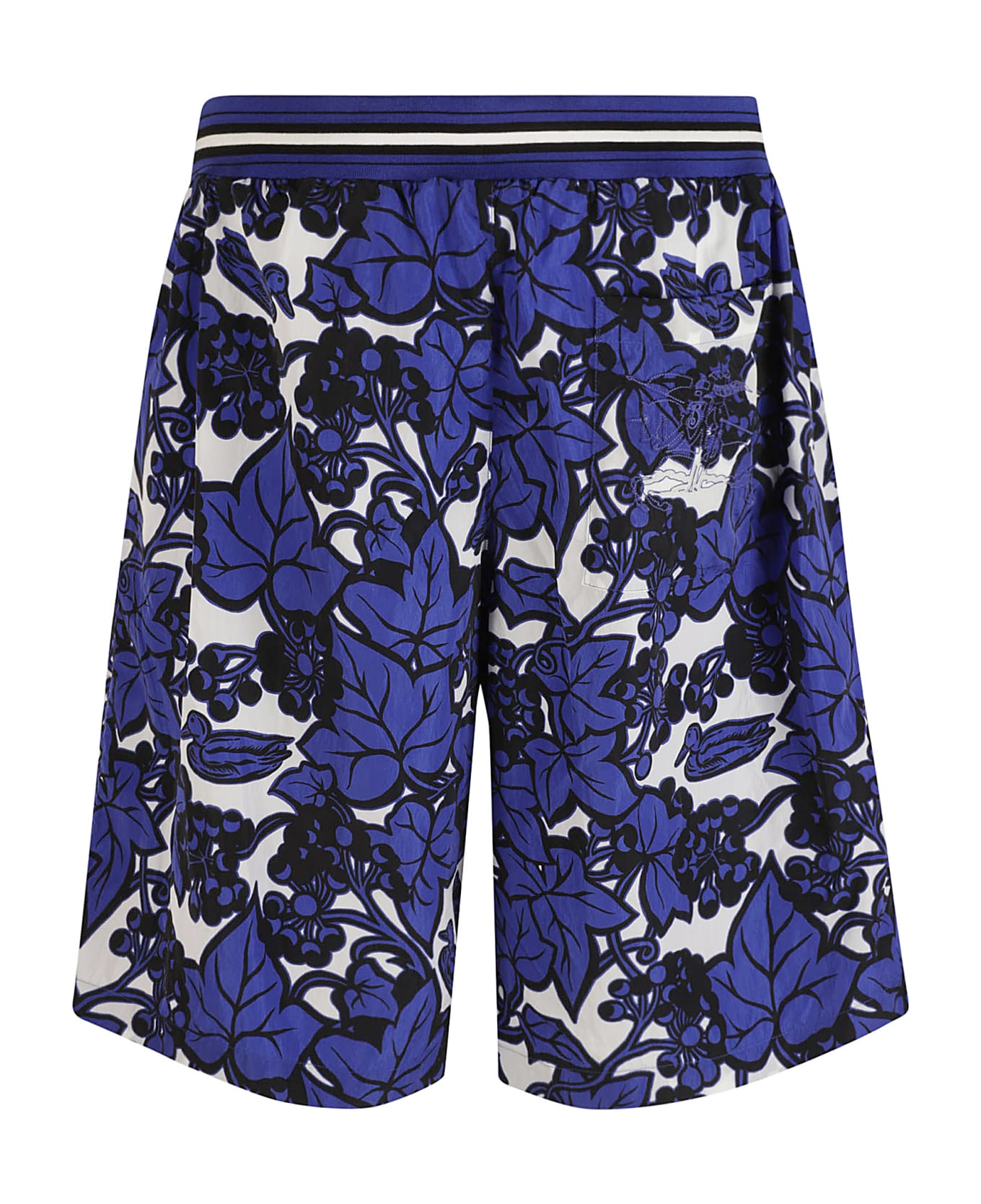 Burberry Elastic Stripe Waist Patterned Shorts - Knight IP Pattern
