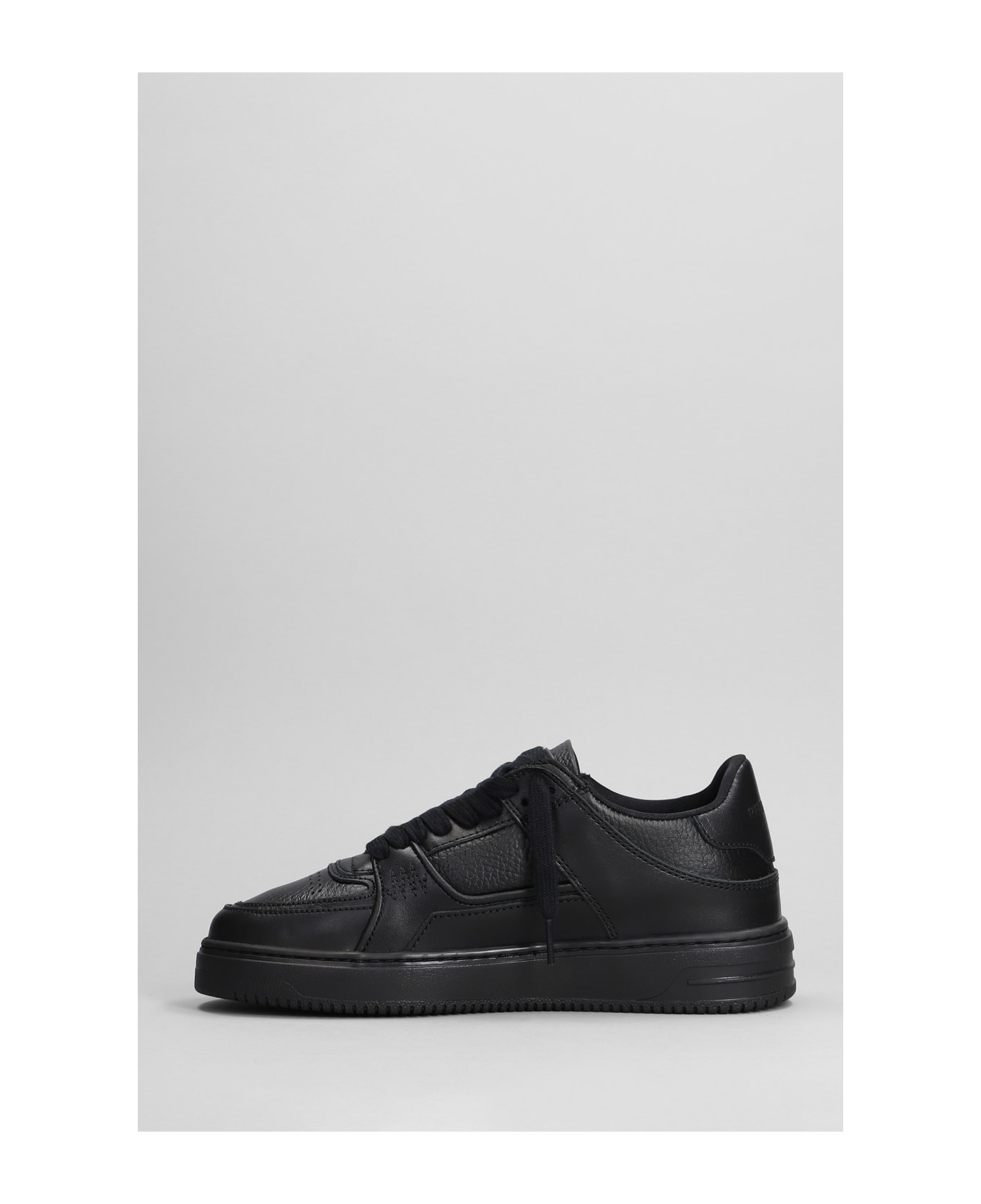 REPRESENT Apex Sneakers In Black Leather Sneakers - BLACK