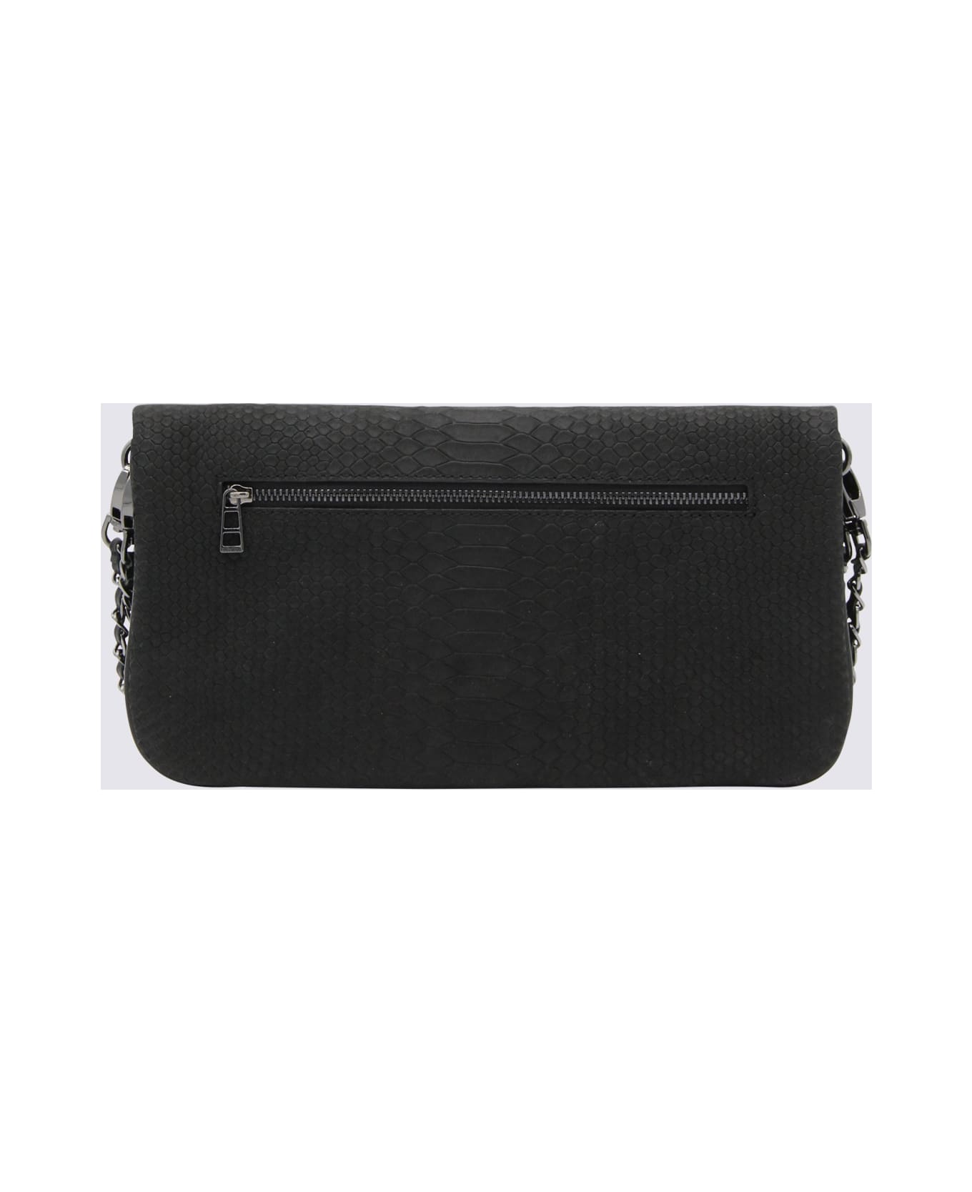 Zadig & Voltaire Black Leather Rock Soft Savage Shoulder Bag - Black