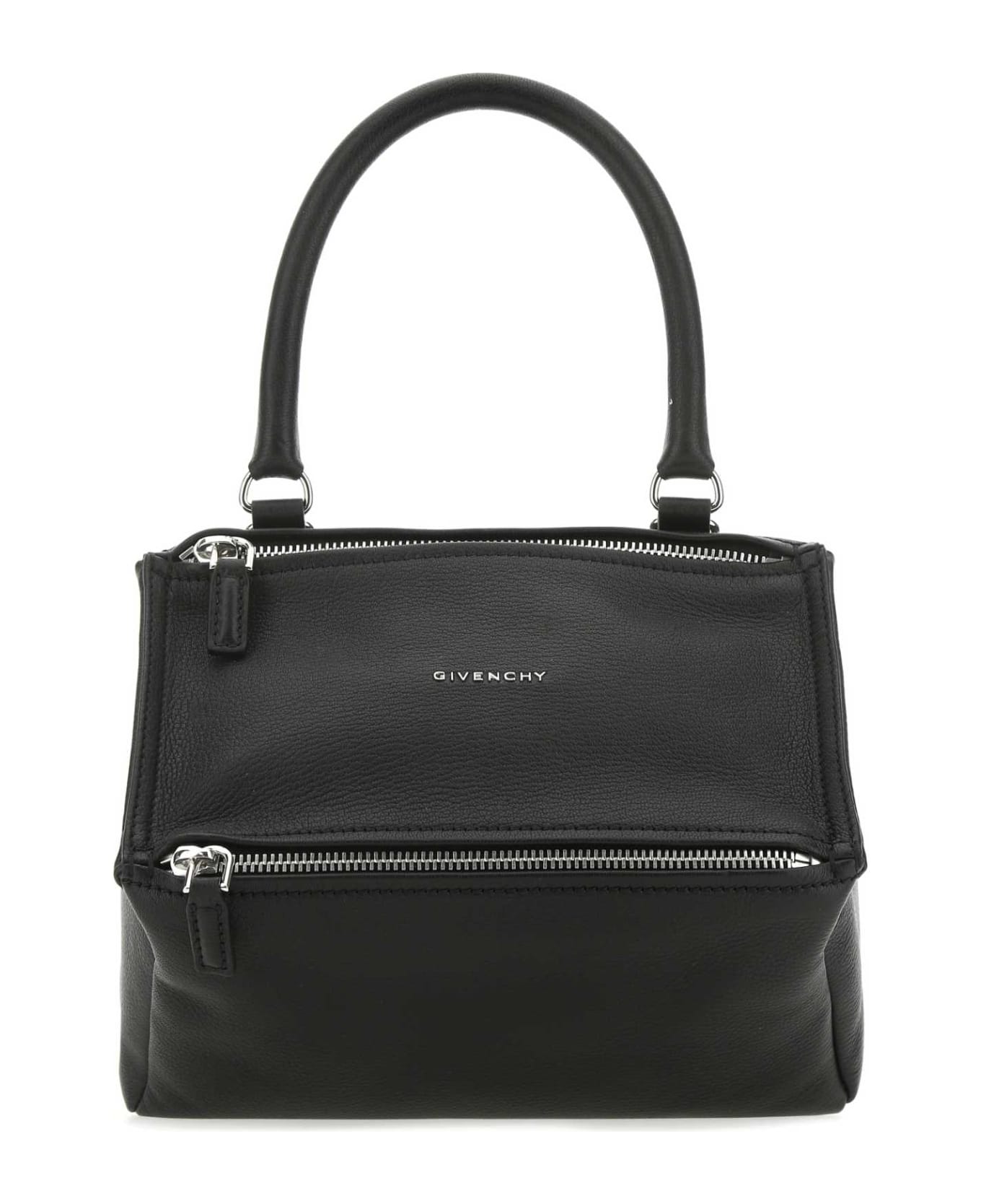 Givenchy Black Leather Small Pandora Handbag - 001 トートバッグ