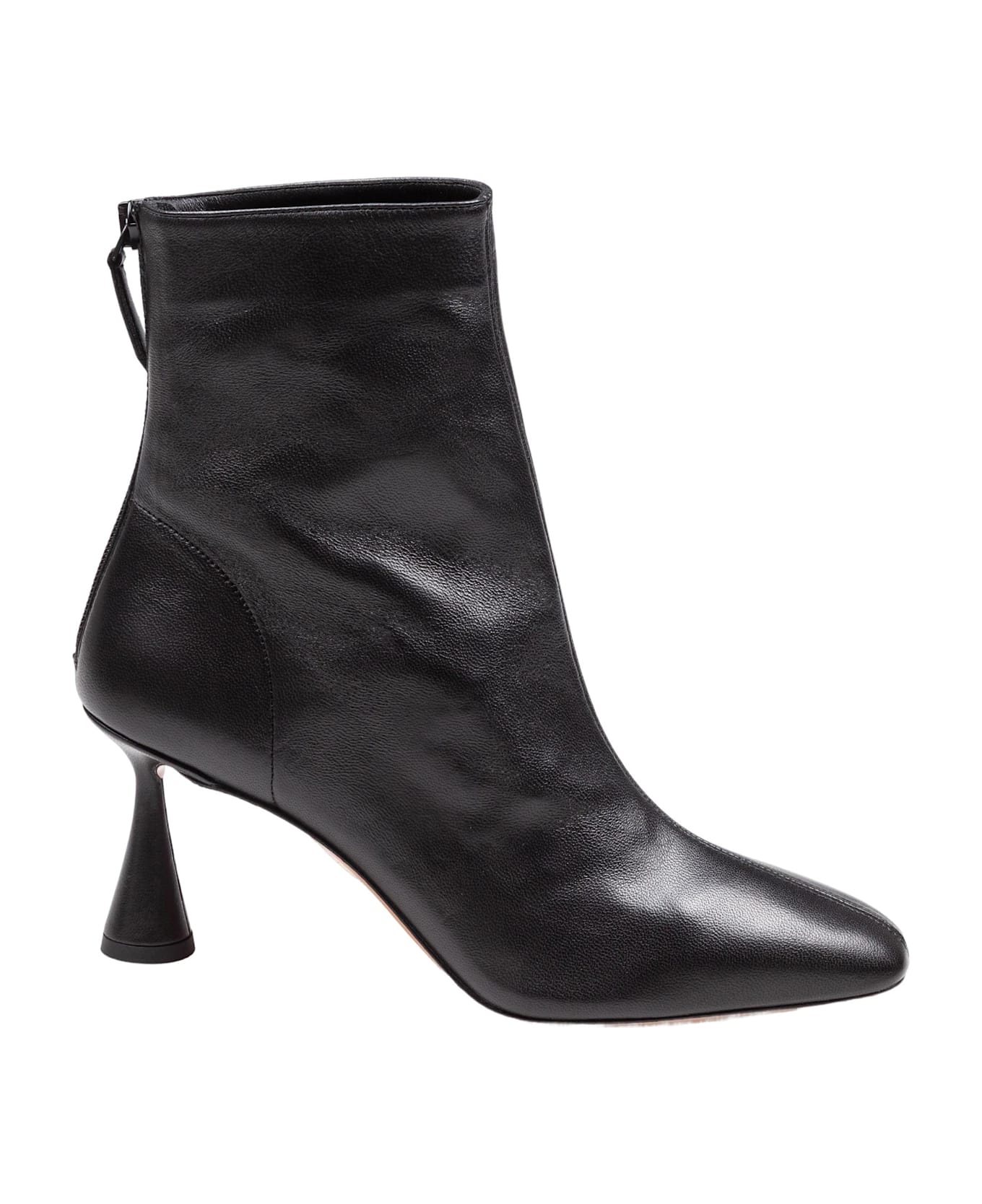 Aquazzura Aquazzurra Amore Bootie 75 In Black Leather - Black