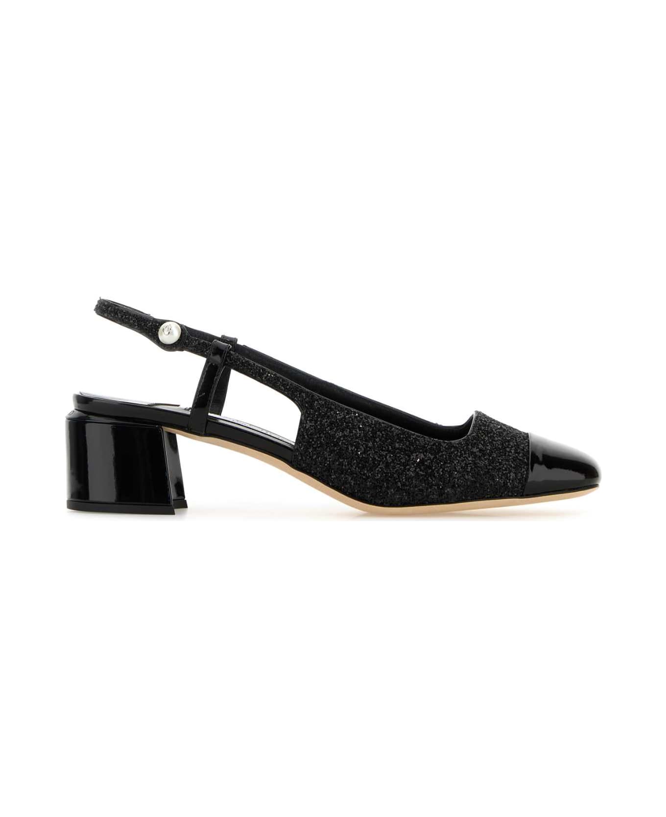 Jimmy Choo Embellished Fabric Elisa Pumps - BLACKBLACK