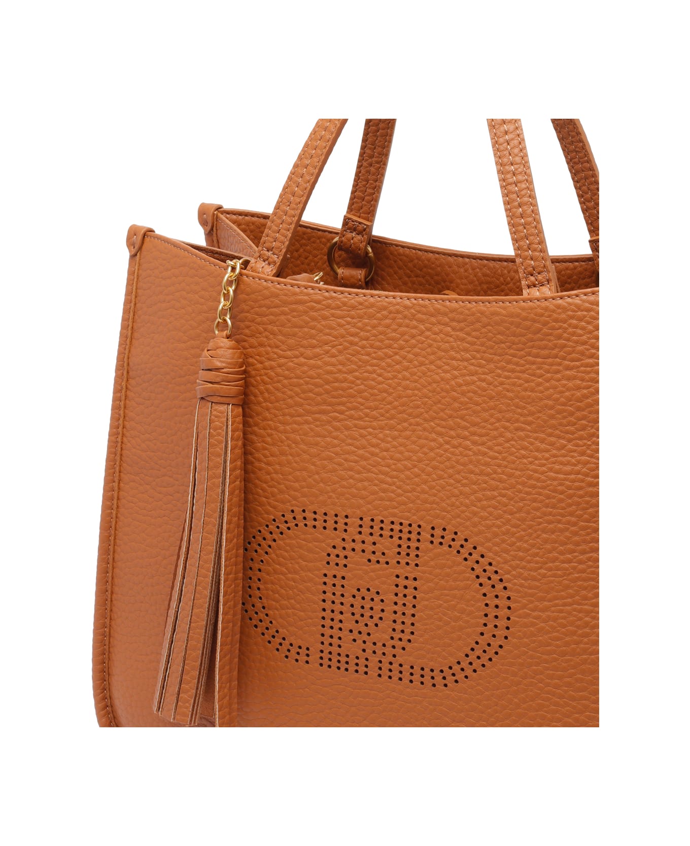 Liu-Jo Logo Handbag - Beige