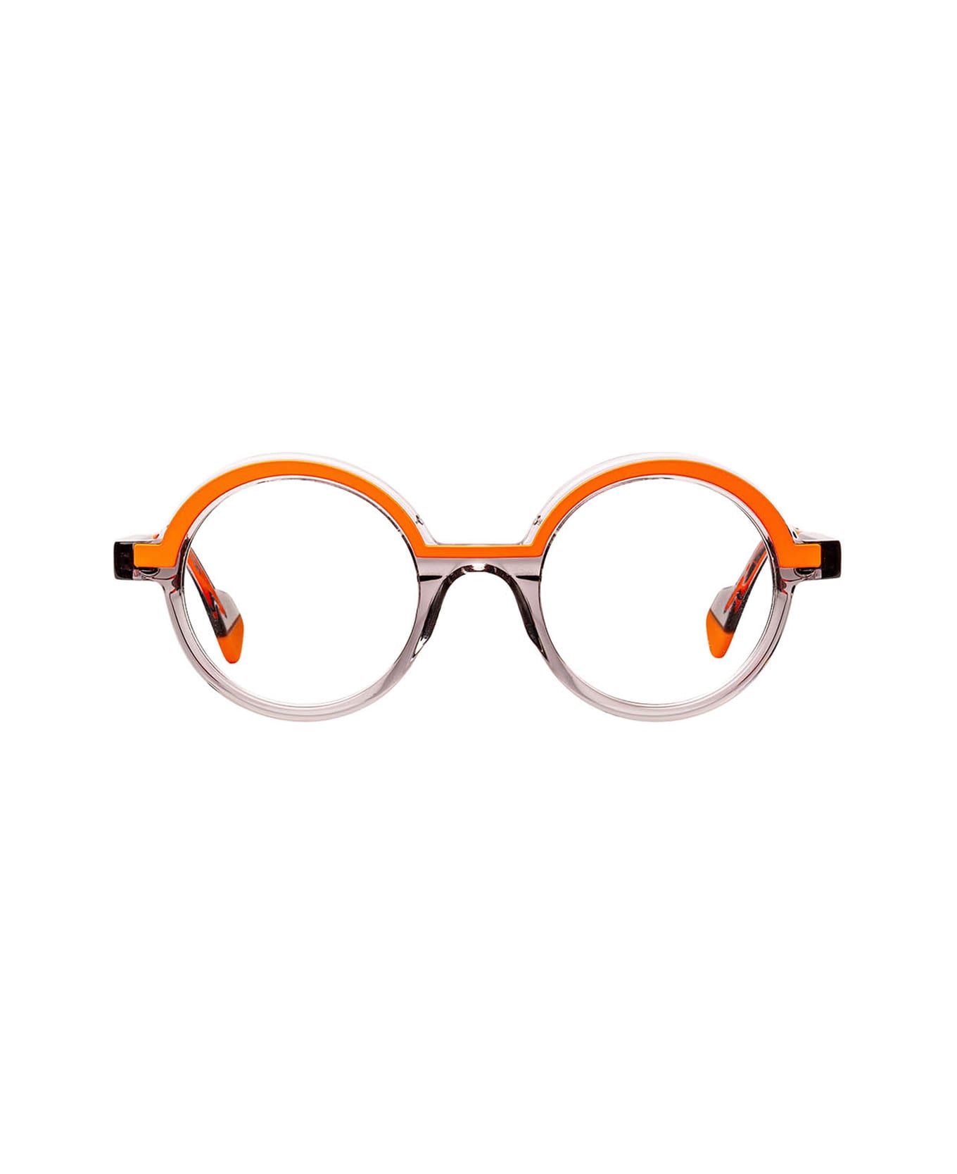 Matttew Arcus 1713 Grigio Cristallo Arancione Glasses - Grigio
