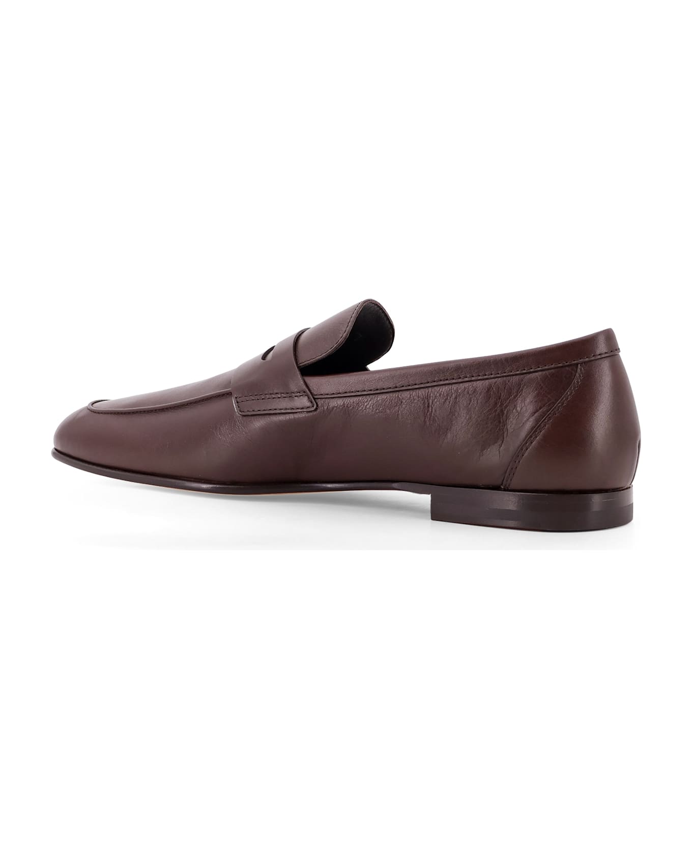 Tod
s Deconstructed Leather Loafer - Brown