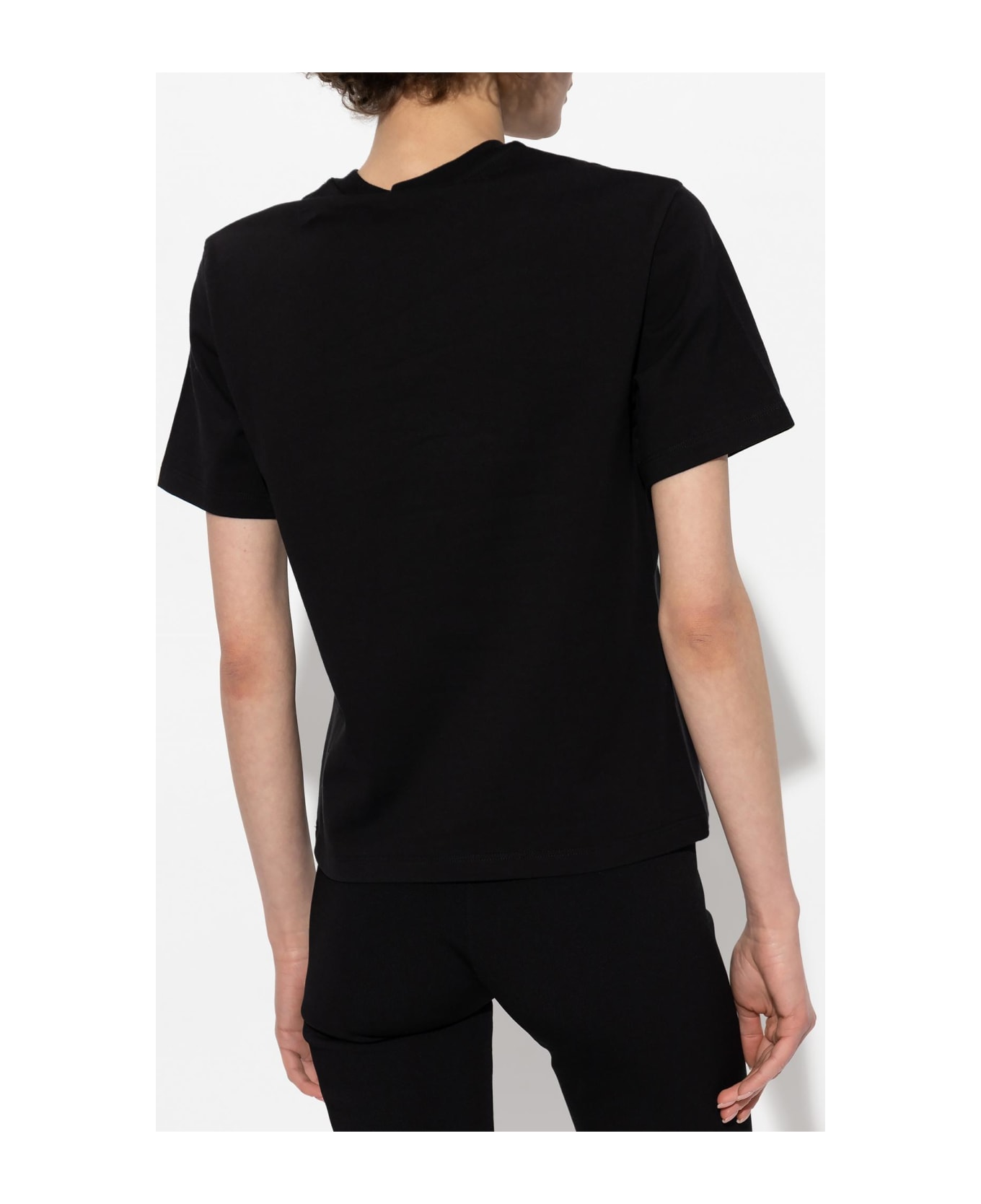 Ferragamo T-shirt With Logo - Black Tシャツ