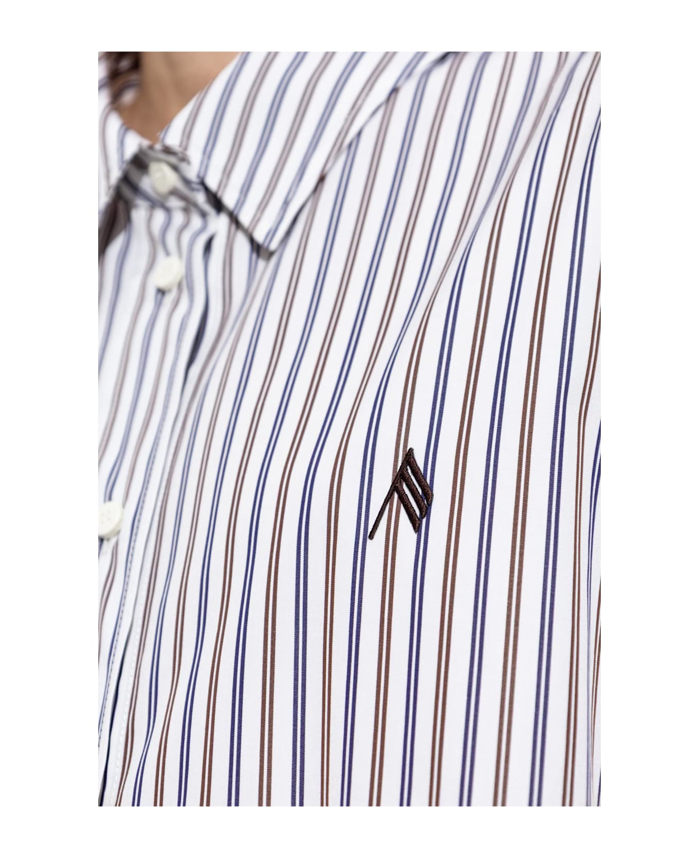 The Attico Shirt With A Striped Pattern - MultiColour
