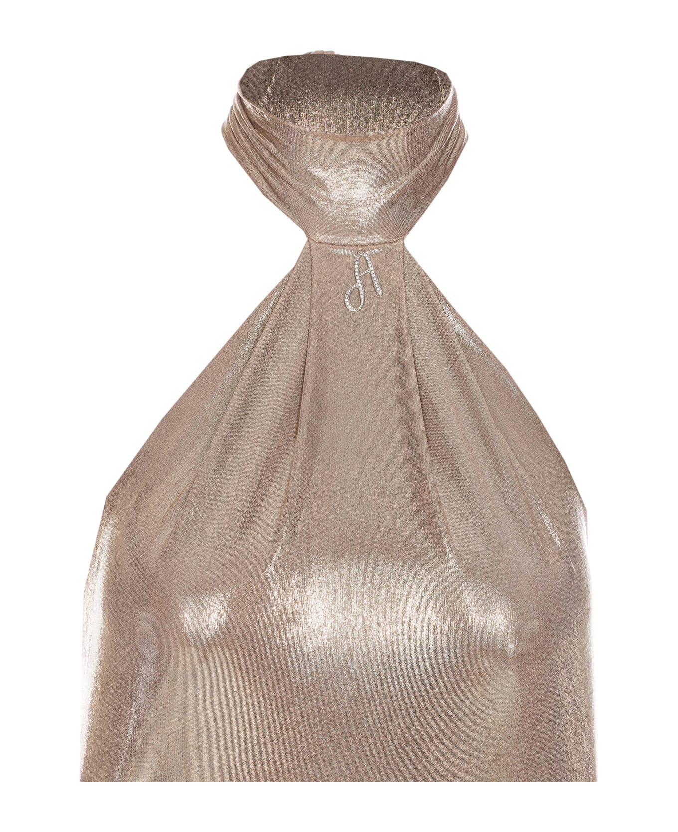 aniye by Dora Collar Dress - Golden