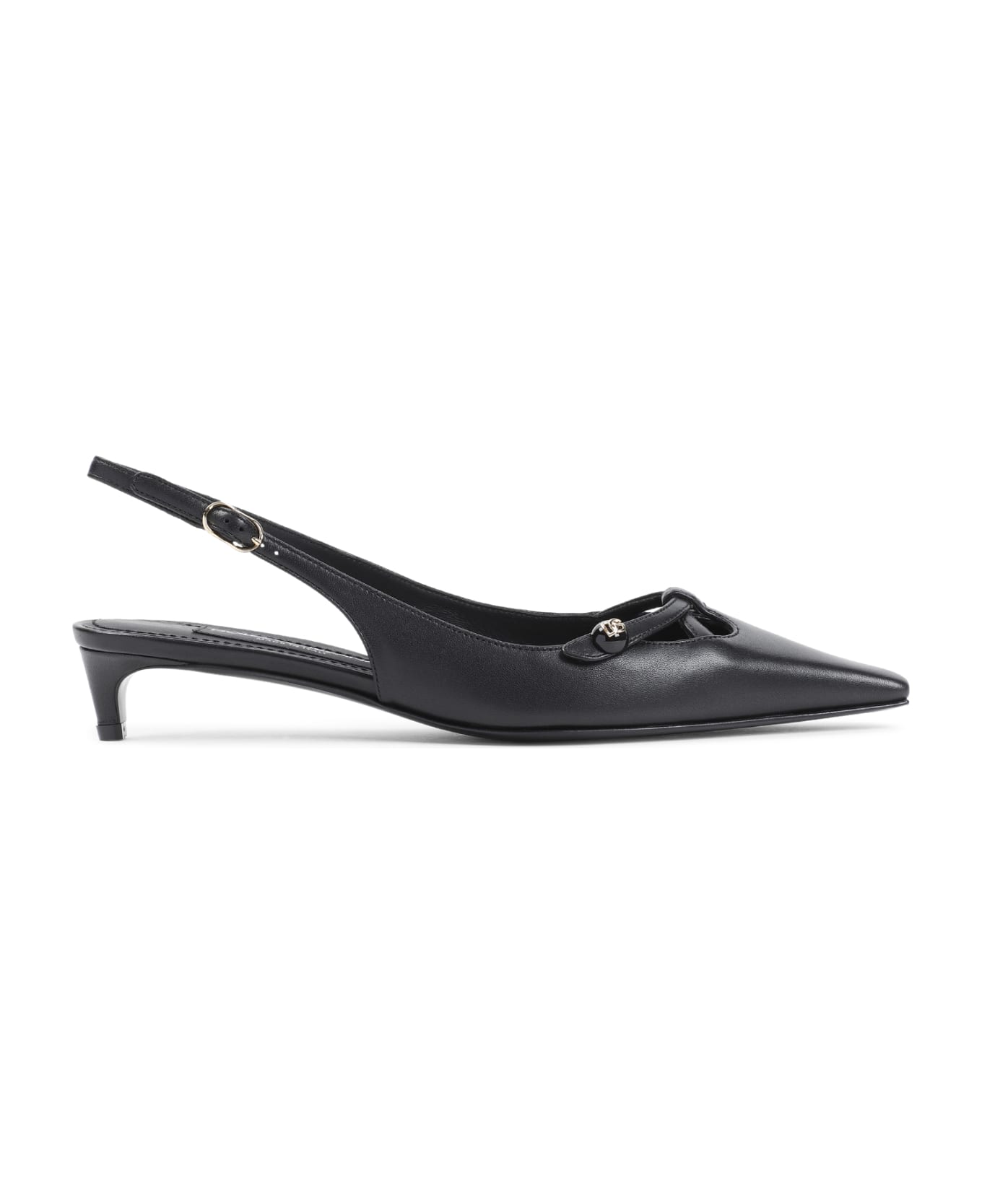 Dolce & Gabbana Lamb Leather Pumps - Nero