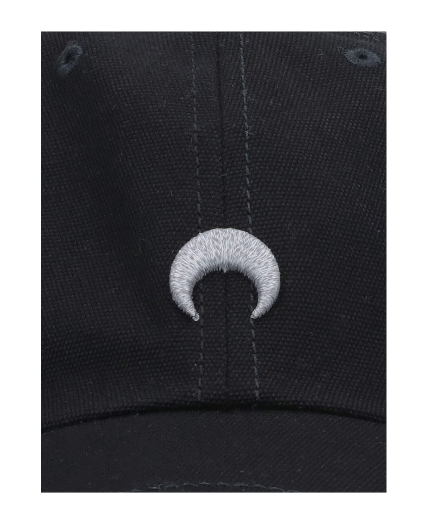 Marine Serre Logo Baseball Cap - Black   帽子