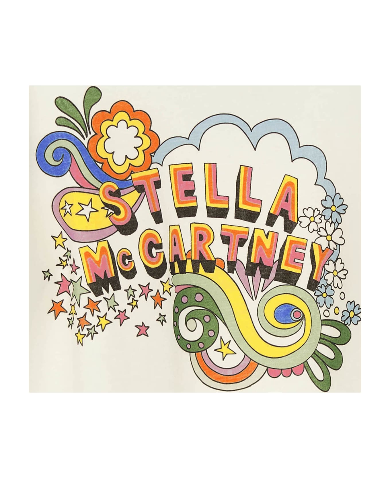 Stella McCartney Kids Printed T-shirt - Avorio
