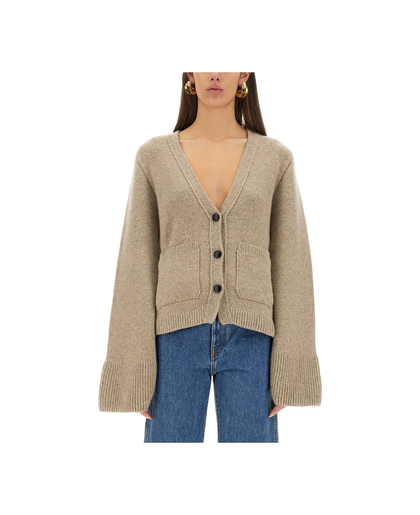 Khaite "scarlet" Cardigan - BEIGE