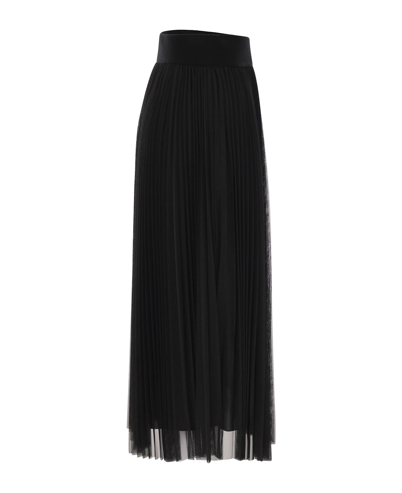 Fabiana Filippi Wide Tulle Skirt - Black