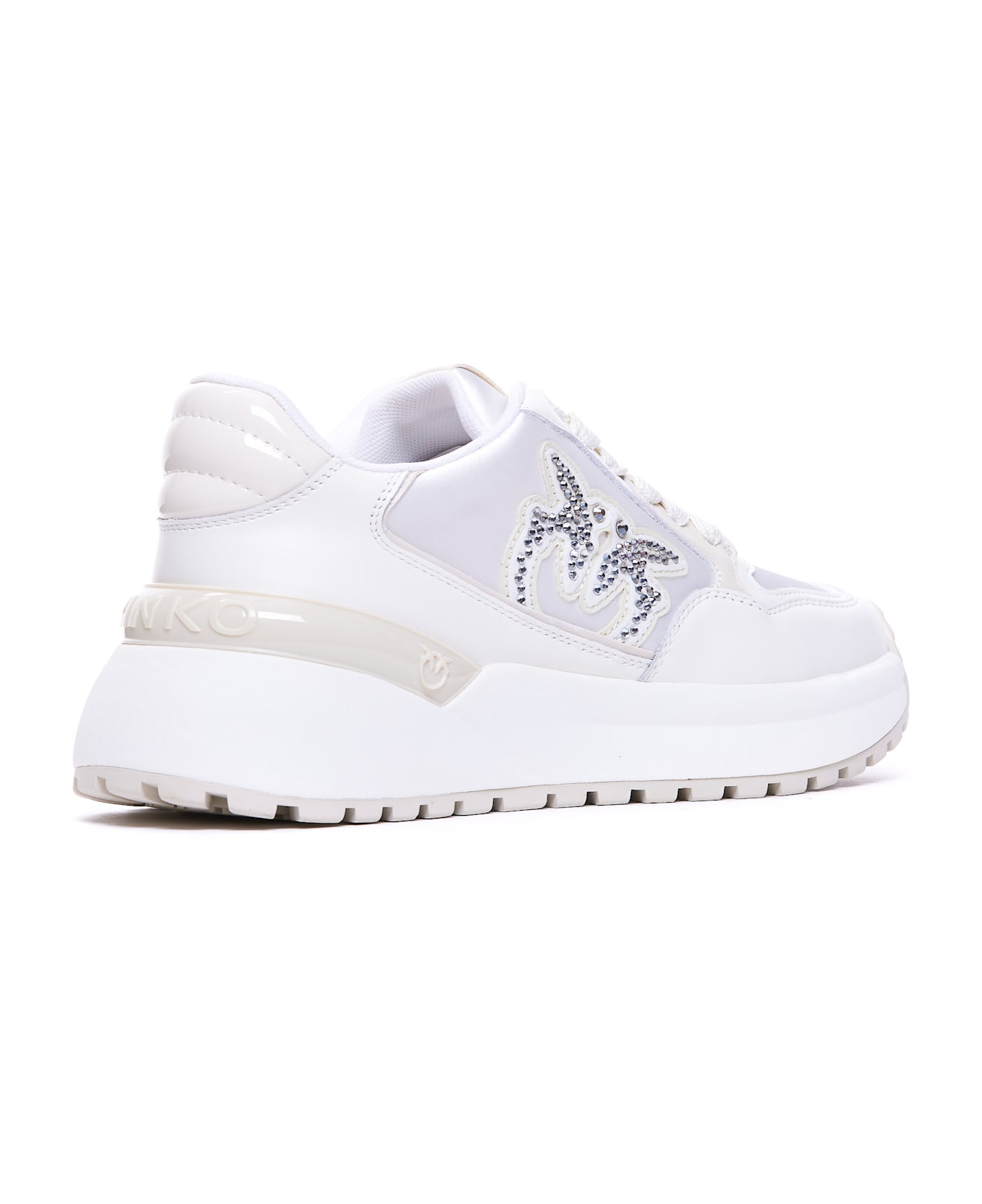 Pinko Gem Sneakers - White