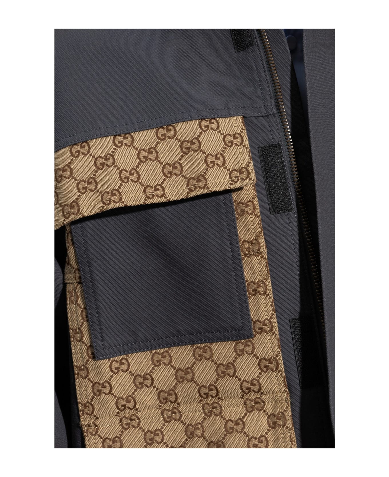 Gucci Gg Supreme Cotton Jacket - Gray