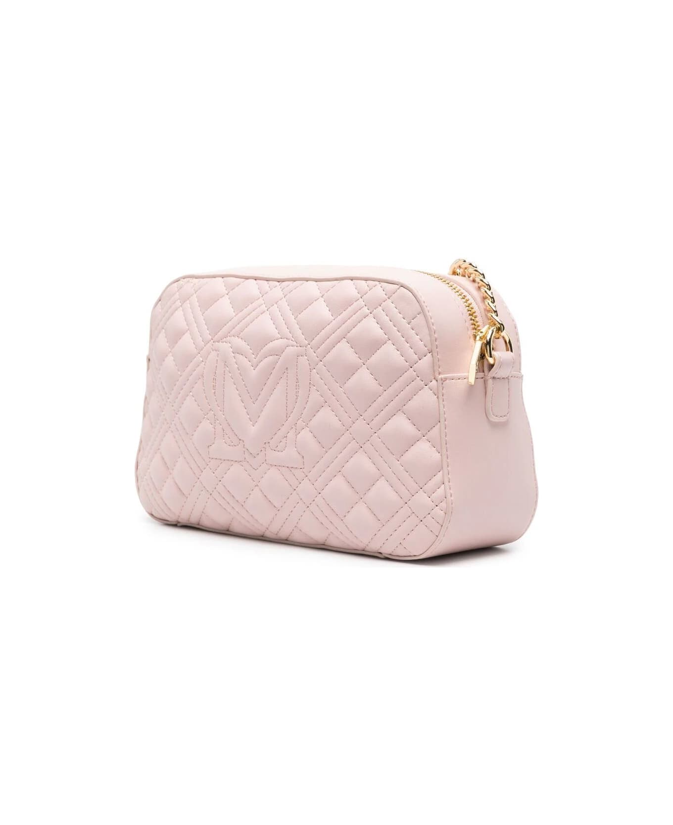 Love Moschino Quilted Shoulder Bag - Powder ショルダーバッグ