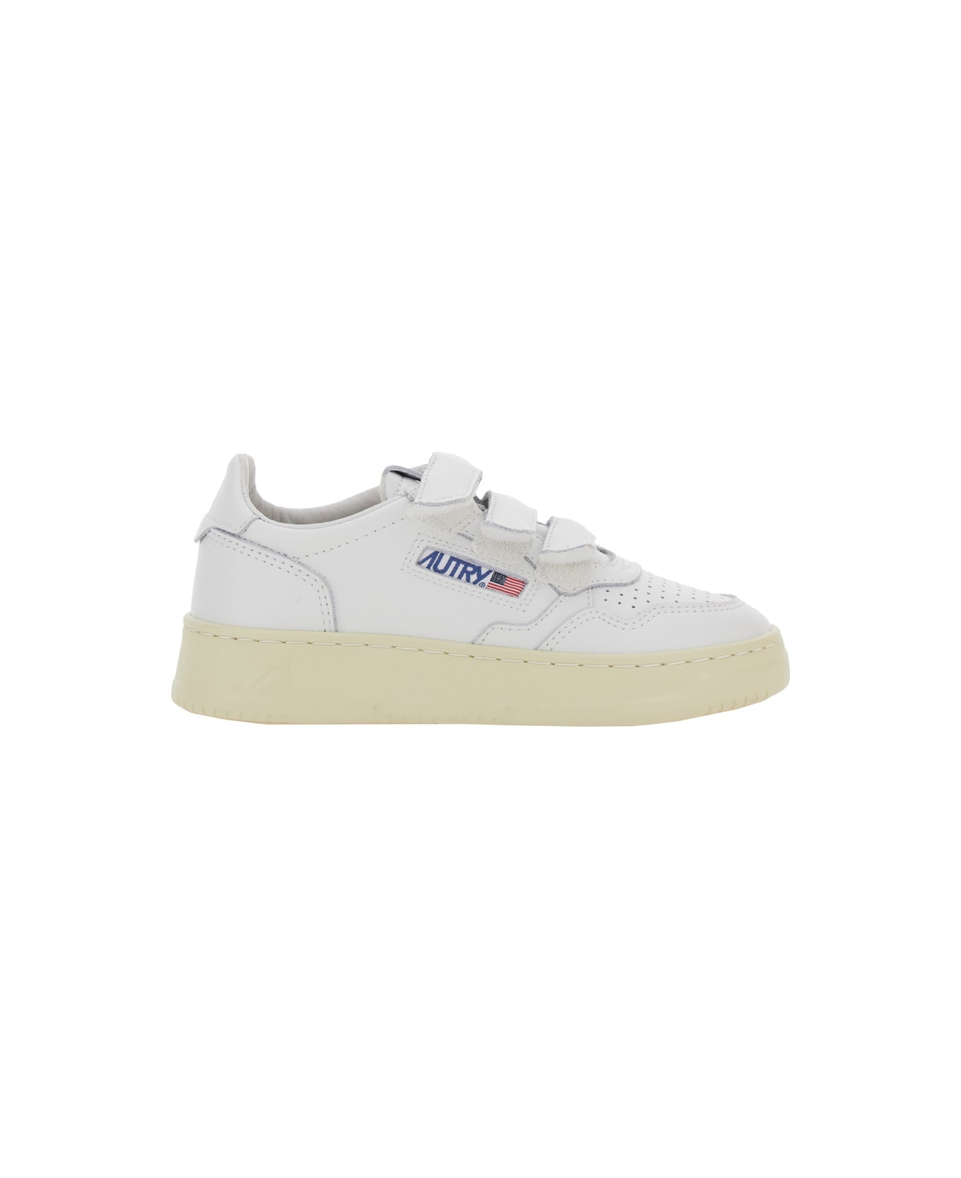 Autry Kidstripes Low - White