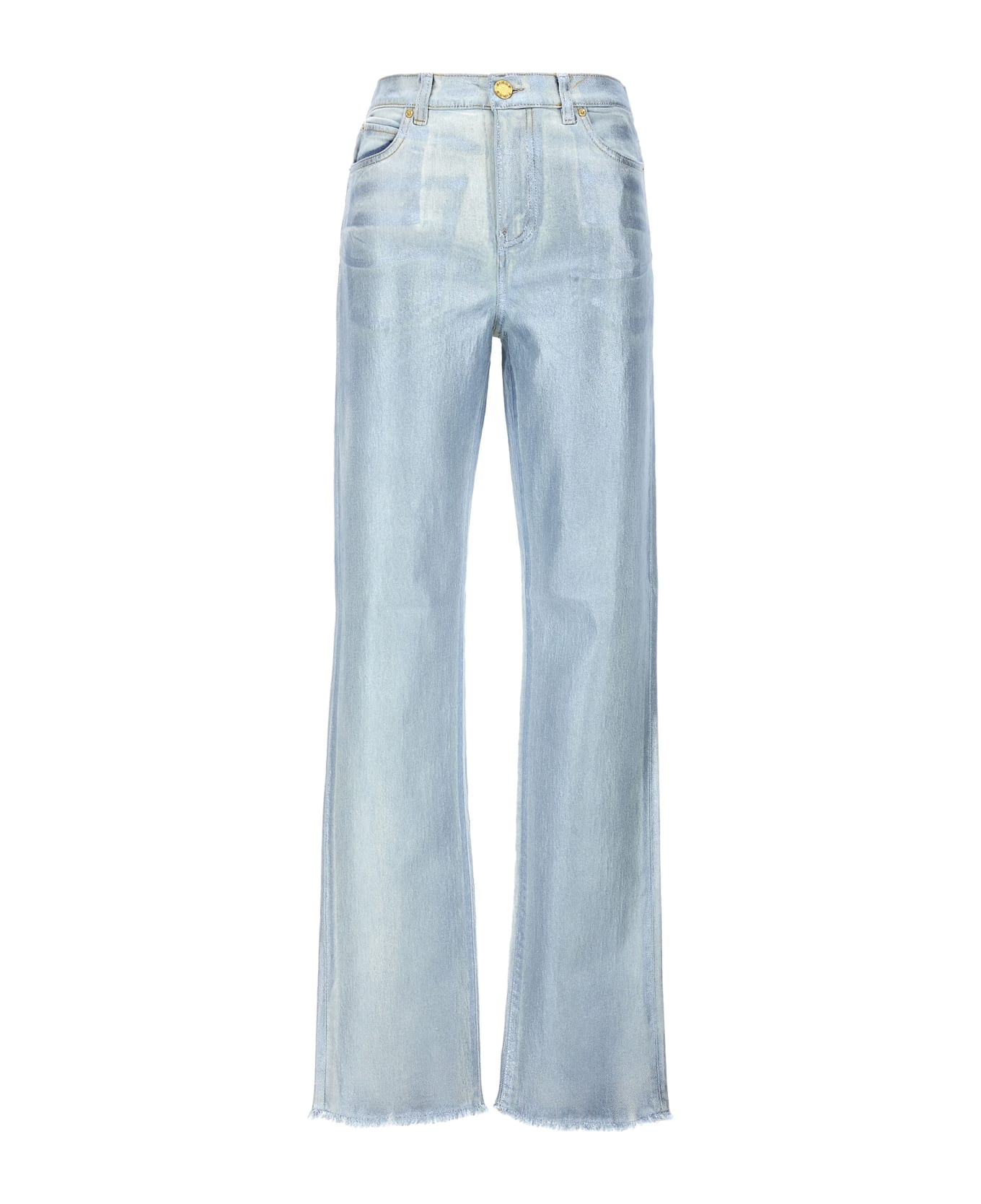 Pinko Straight Shining Denim Jeans - Blue