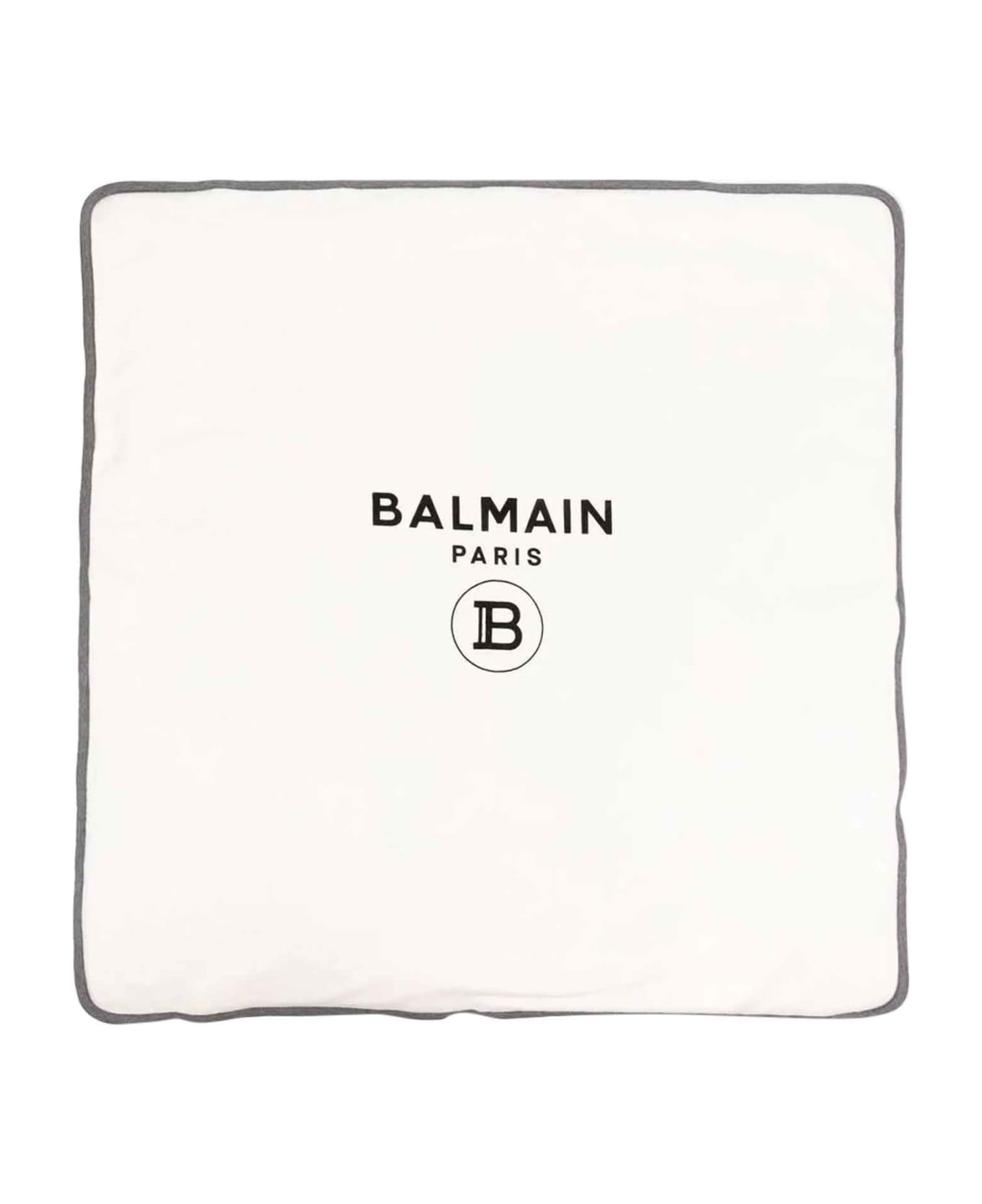 Balmain White Blanket Baby Unisex - Bianco