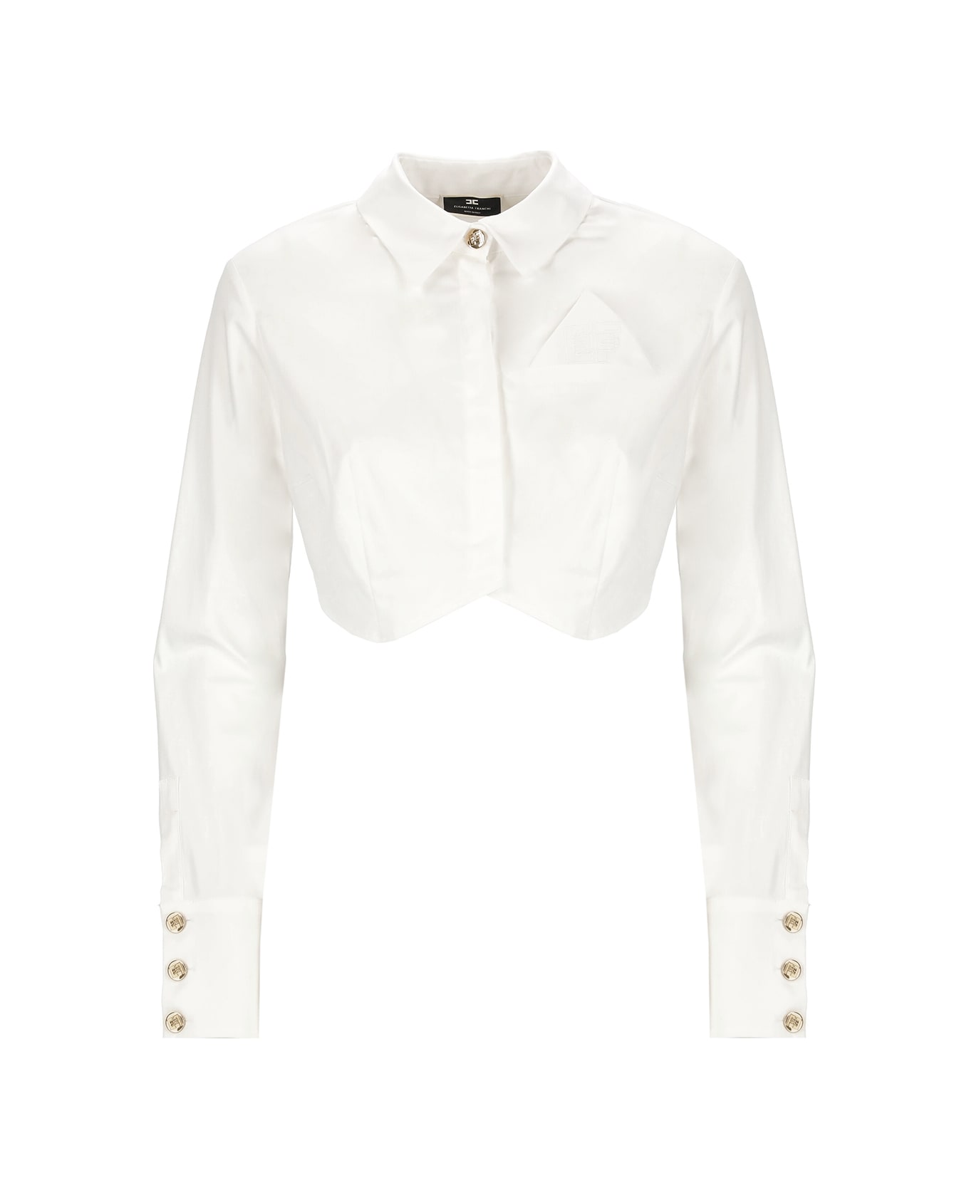 Elisabetta Franchi Cotton Shirt - White シャツ