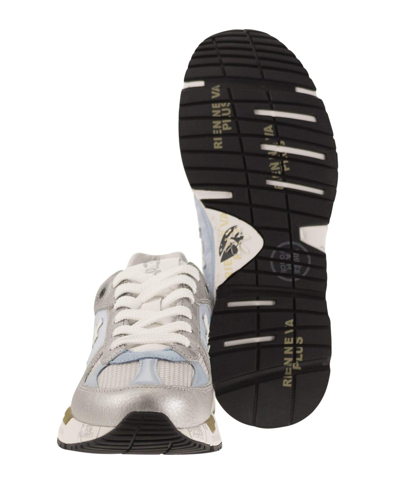Premiata Mased Bi Material Sneakers - Light Blue スニーカー