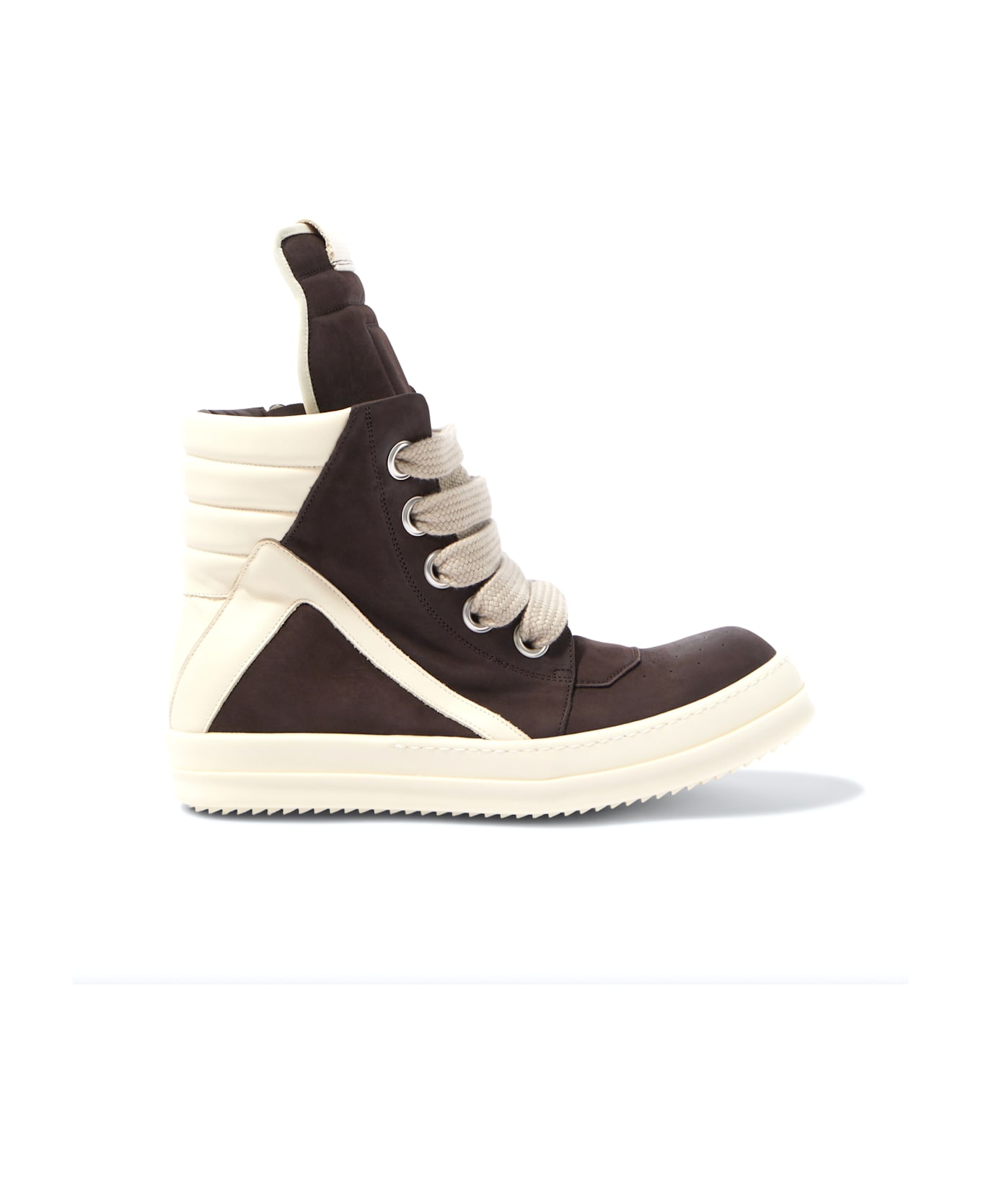 Rick Owens Jumbolace Geobasket - Brown Milk