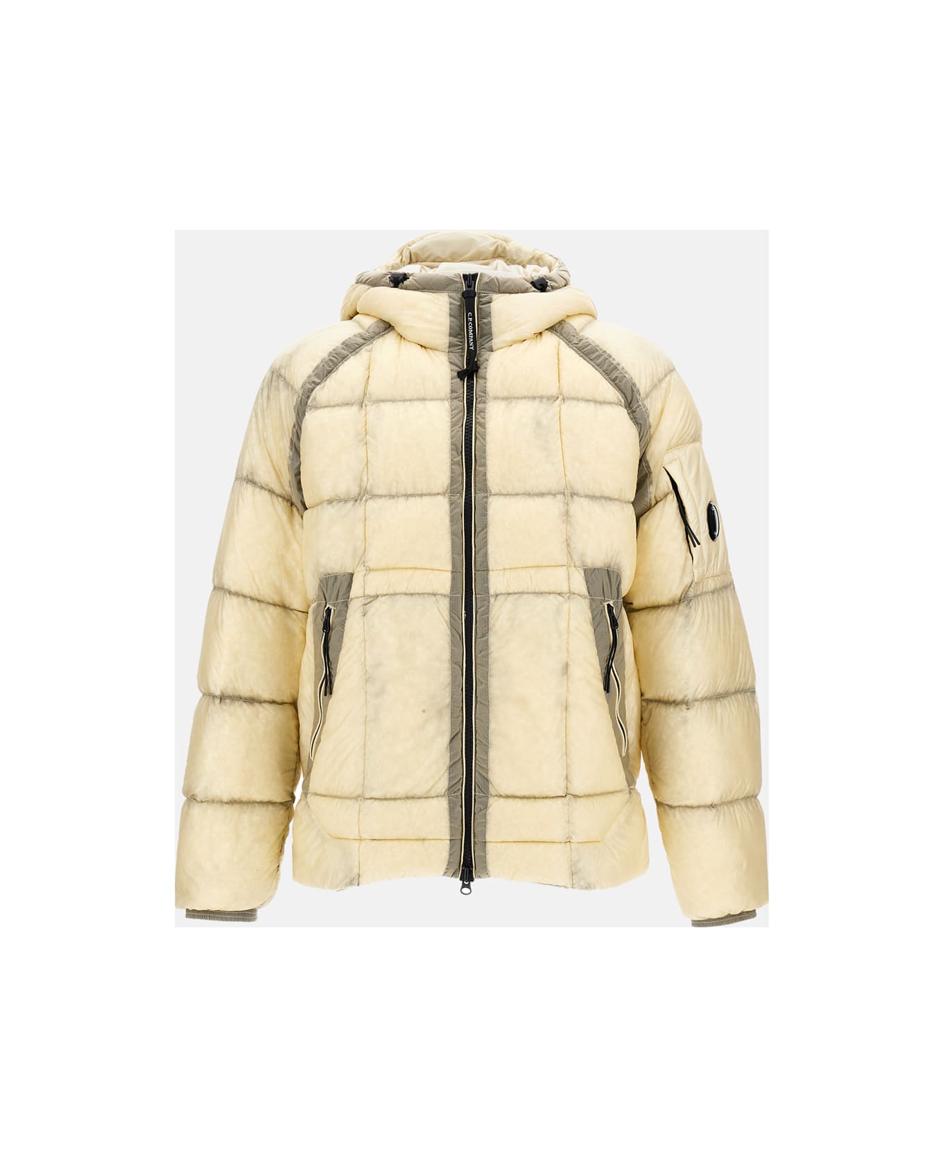 C.P. Company Quilted Outer Jacket - Beige
