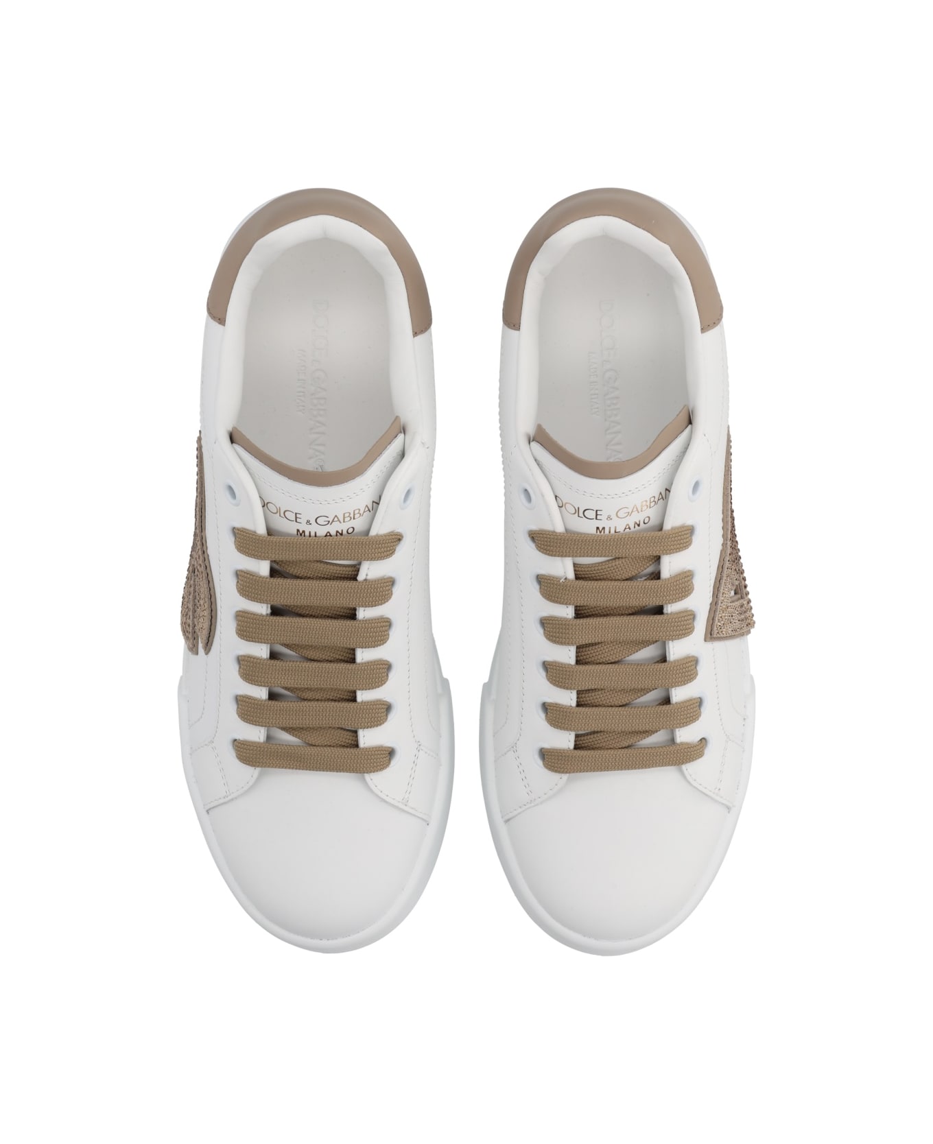 Dolce 
Gabbana "portofino Light Strobel" Sneaker - WHITE