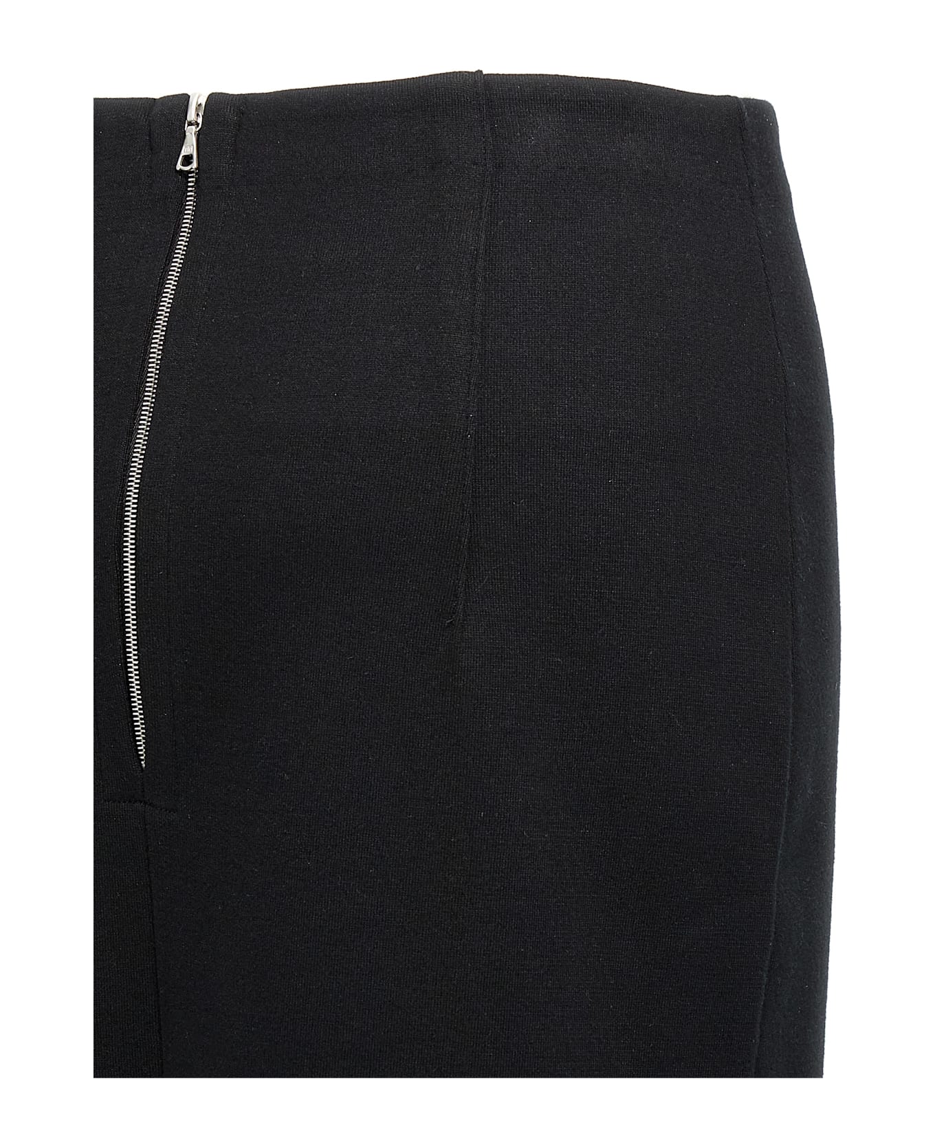 Auralee Double Face Knit Skirt - Black  