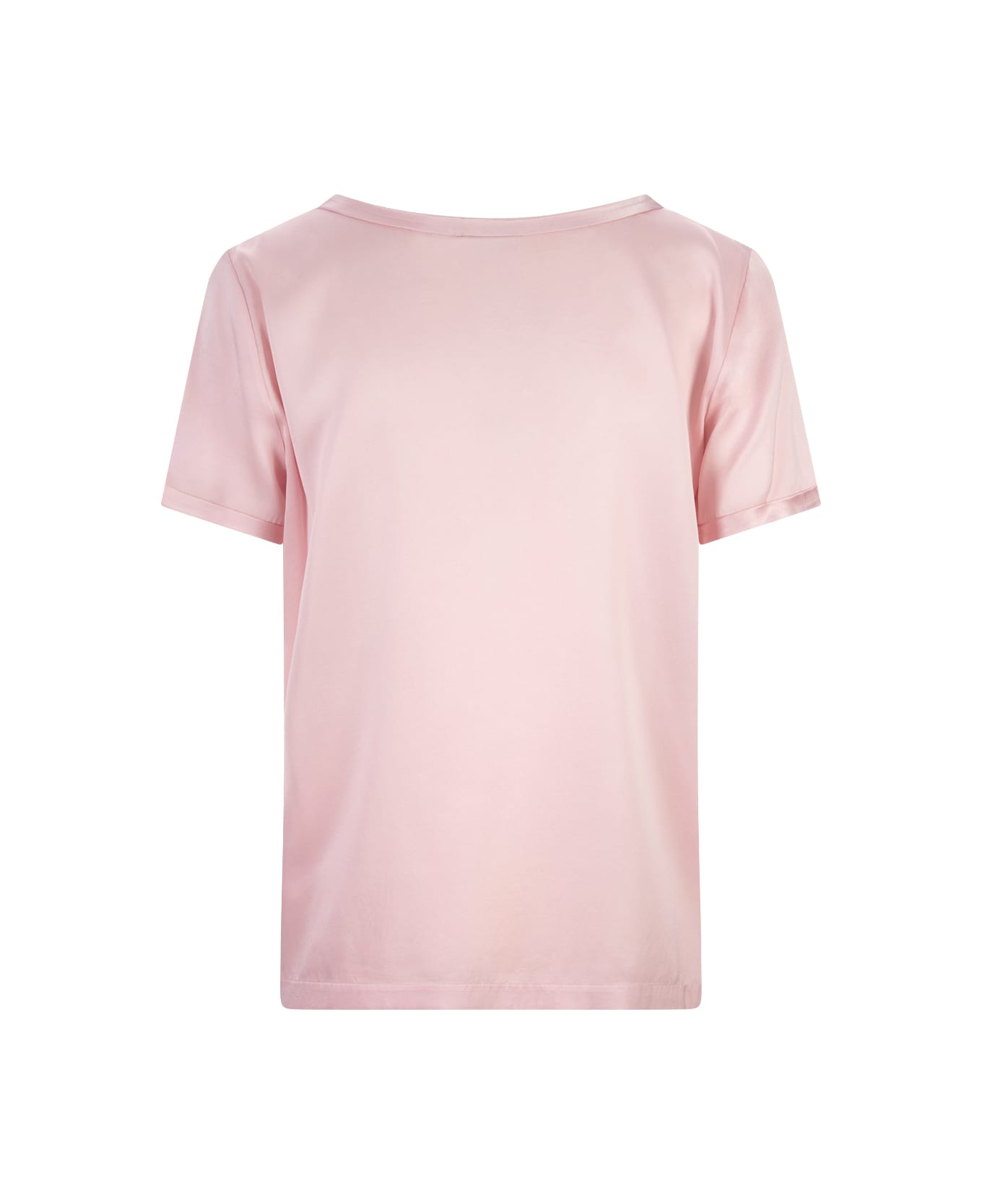 Her Shirt Pink Silk T-shirt - Pink