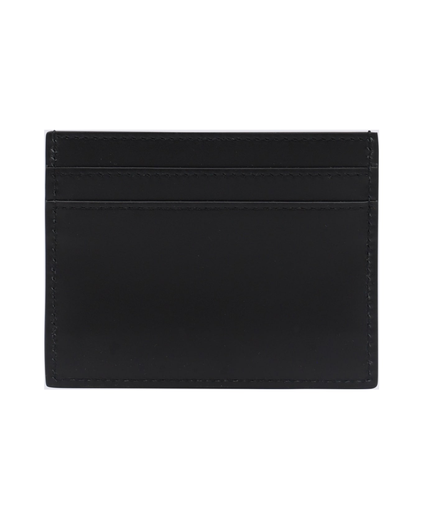 Saint Laurent Black Leather Card Holder - Black