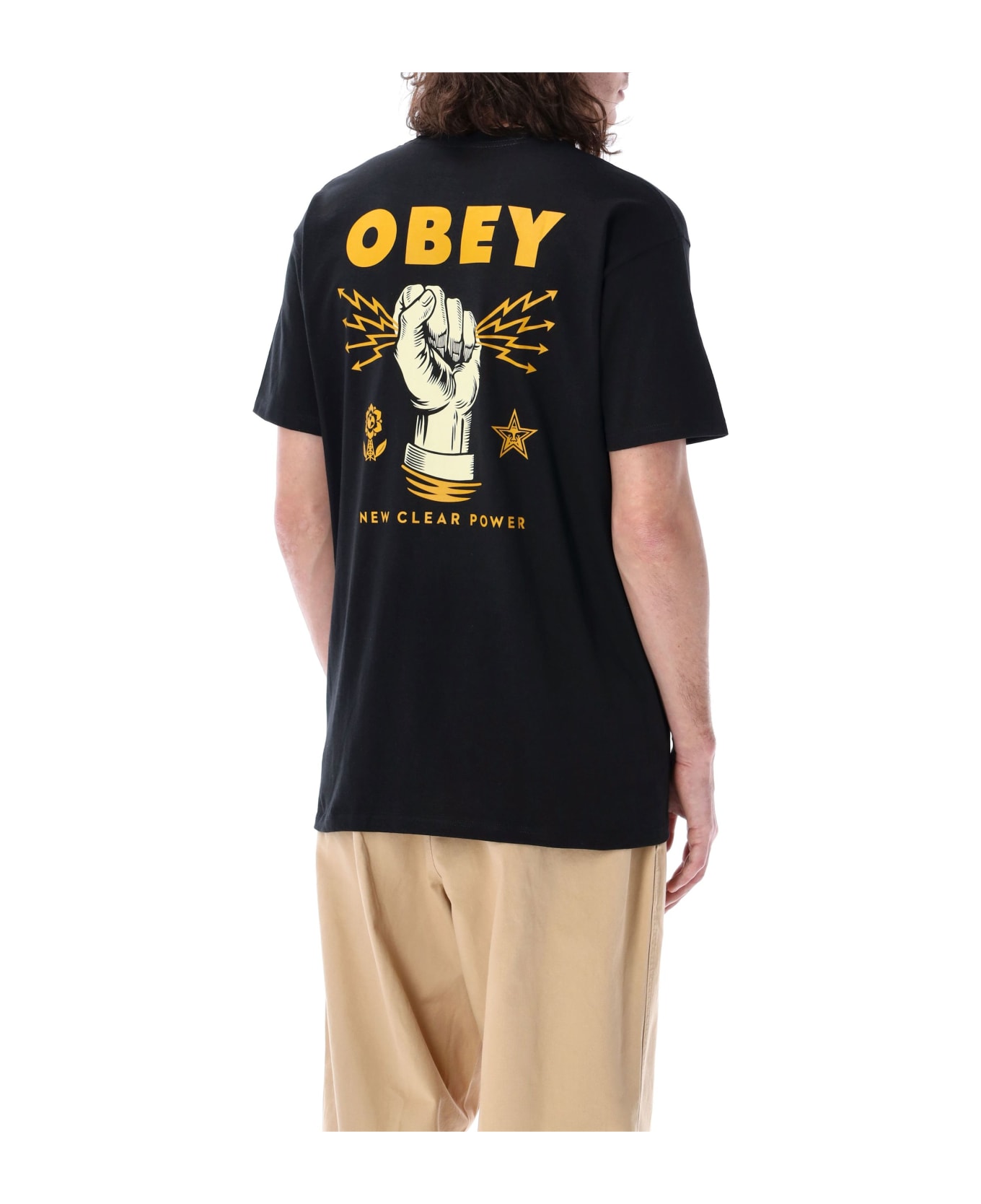 Obey New Clear Power T-shirt - BLACK