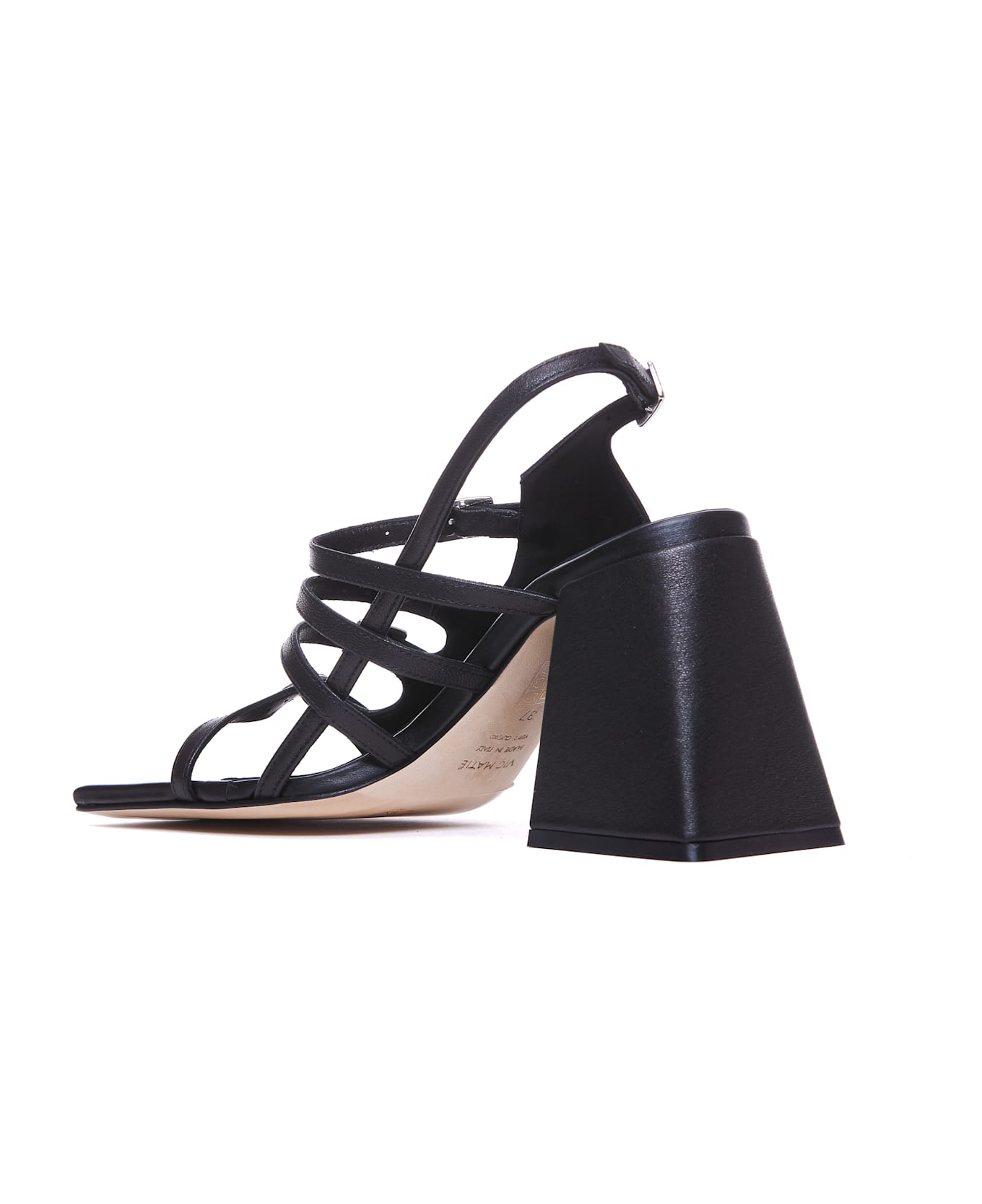 Vic Matié Pump Sandals - Black
