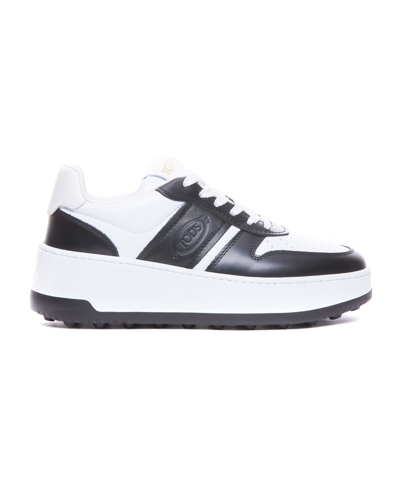 Tod's Platform Leather Sneakers - White