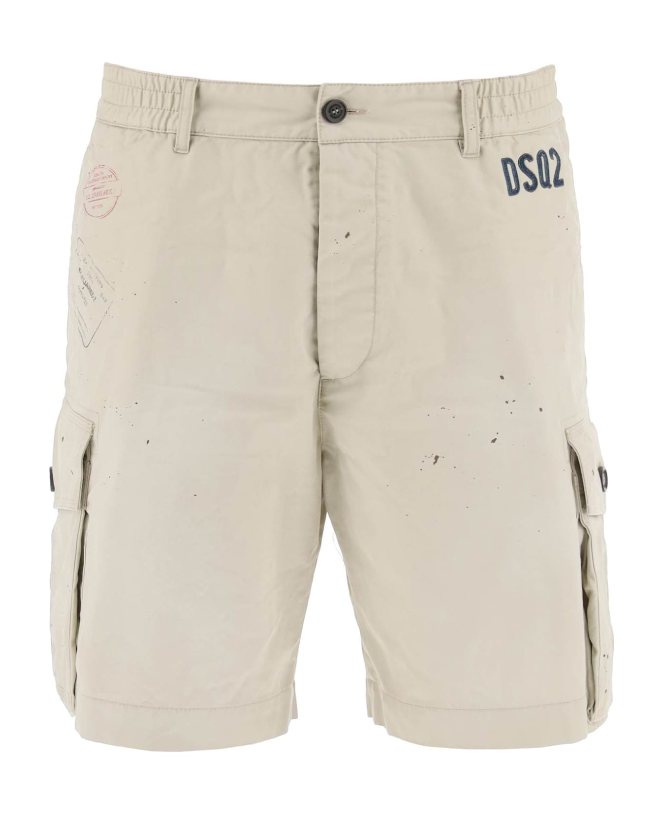 Dsquared2 Cargo Shorts - MASTIC BEIGE