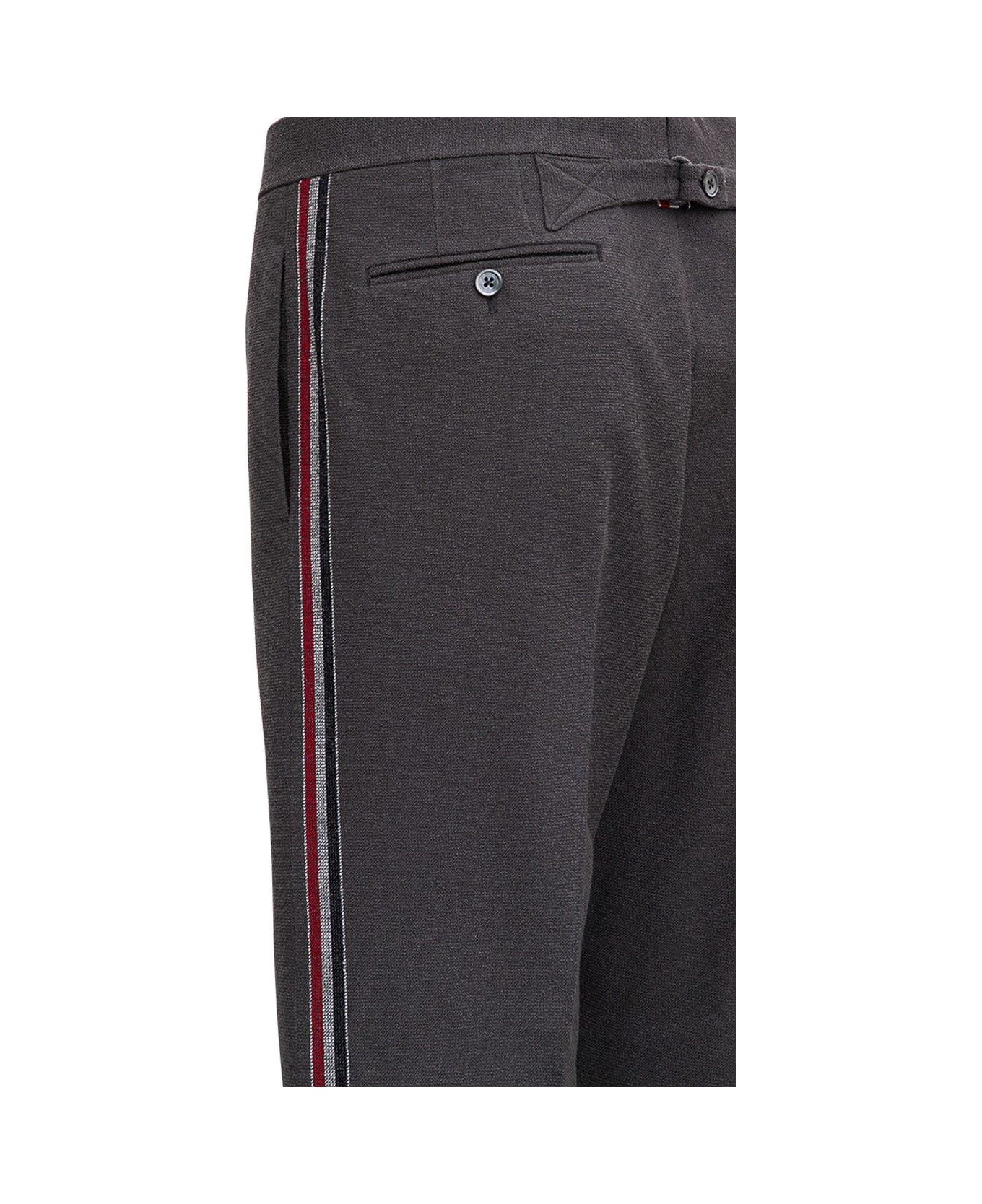 Thom Browne Engineered Stripe Trousers - Grey