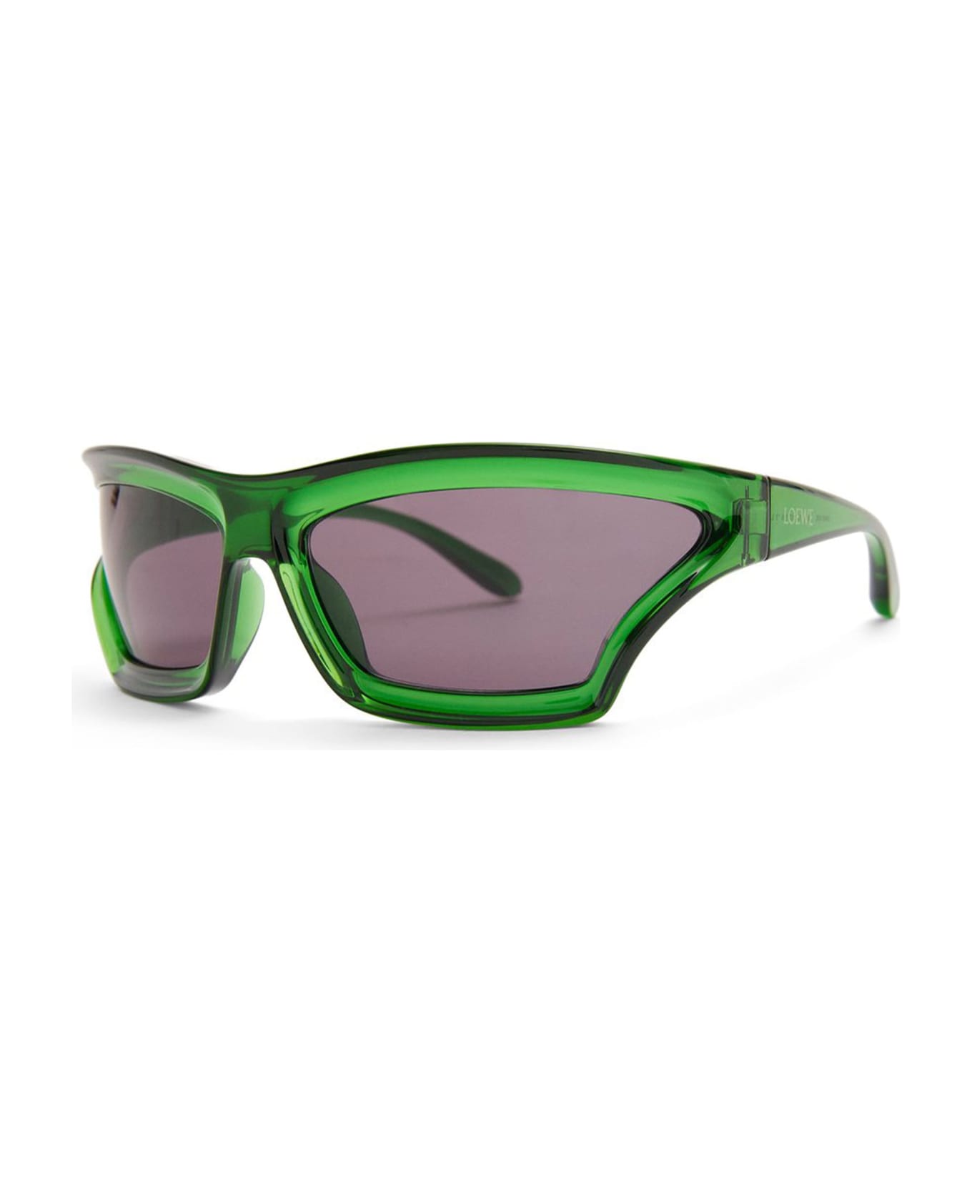 Loewe Arch Mask - Transparent Green Sunglasses - green